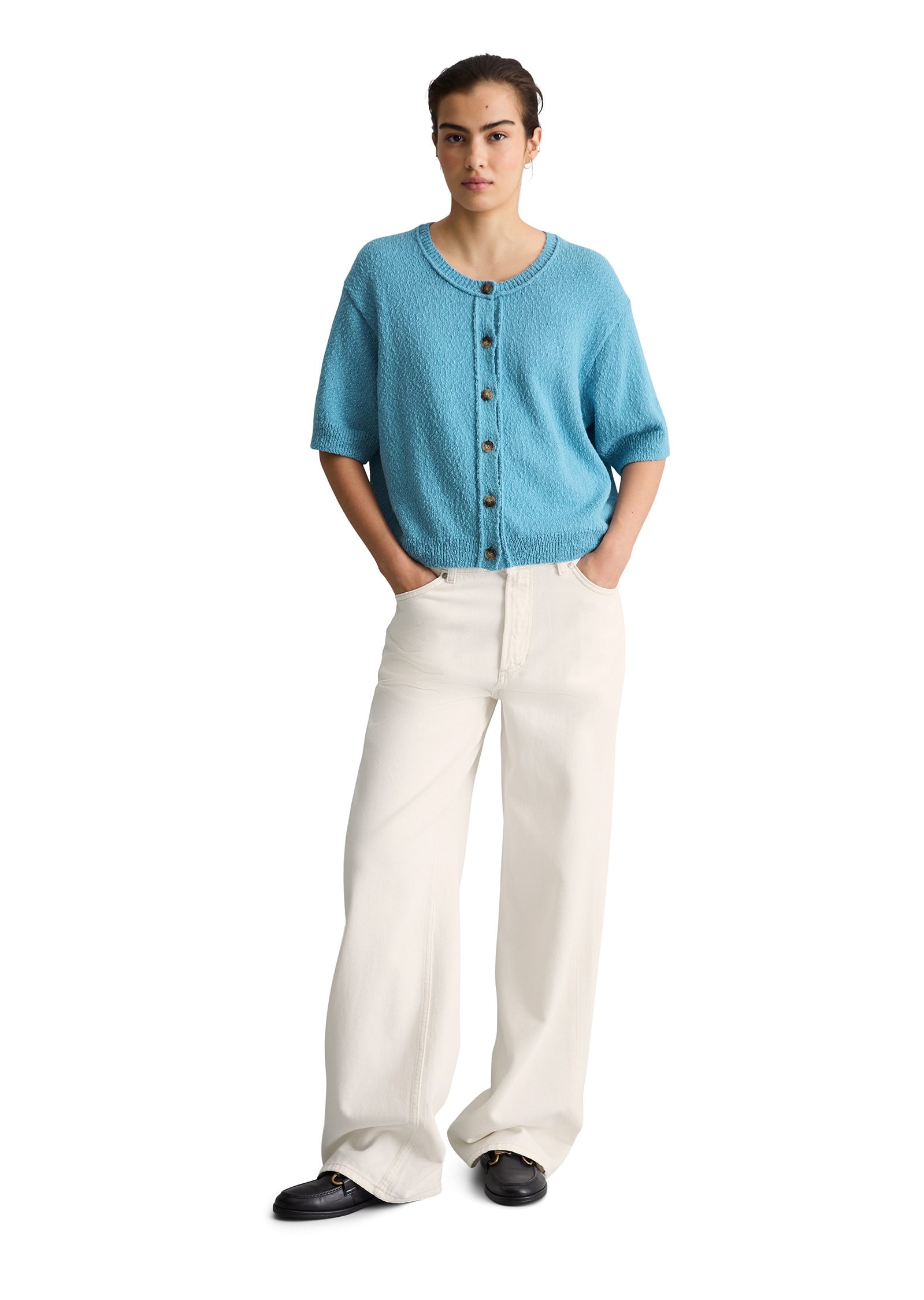 Marc O'Polo DENIM Cardigan »aus Cotton Slub Garn«