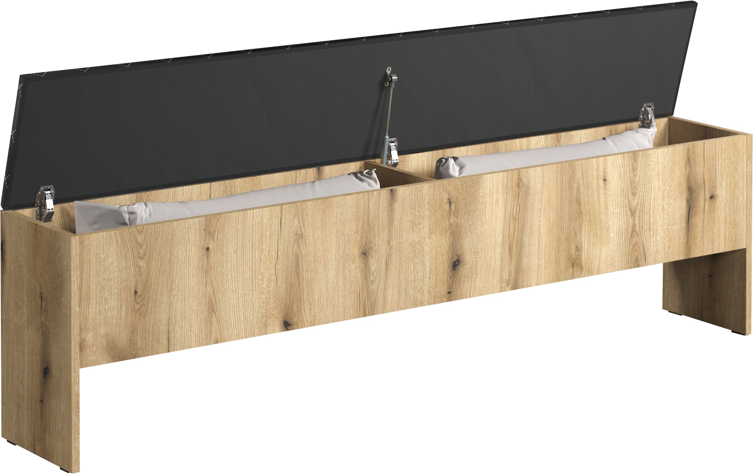 INOSIGN Estepona Storage Bench Brown 185cm 3