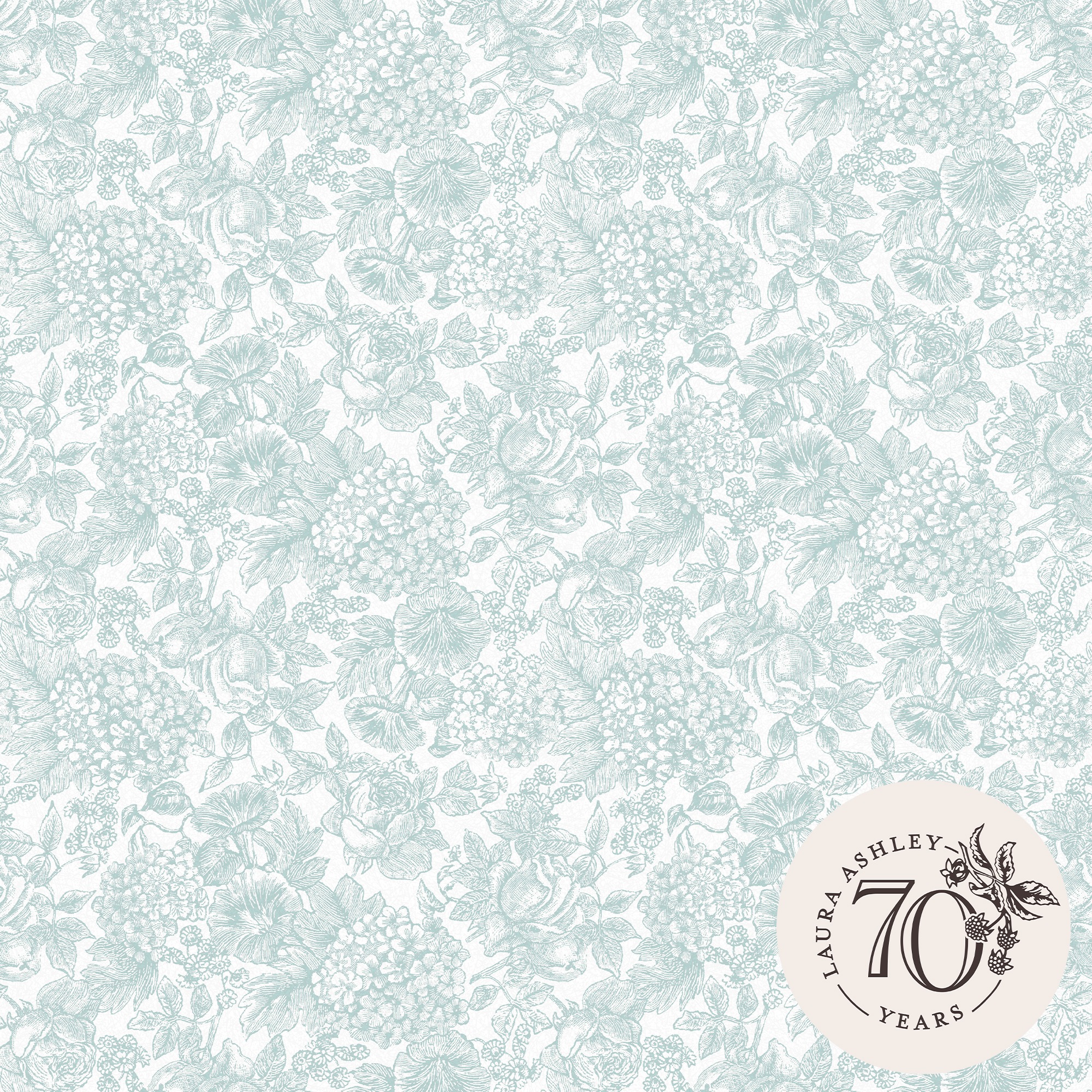 LAURA ASHLEY Vliestapete »Louise«, geblümt, 10mx52cm (ca. 5m2)