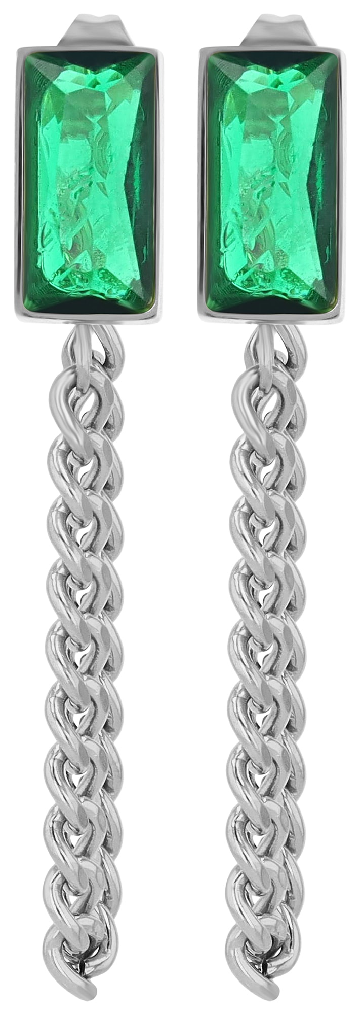 Adelia´s Paar Ohrhänger "Damen Ohrringe – Ohrstecker aus Edelstahl" Eine sc günstig online kaufen