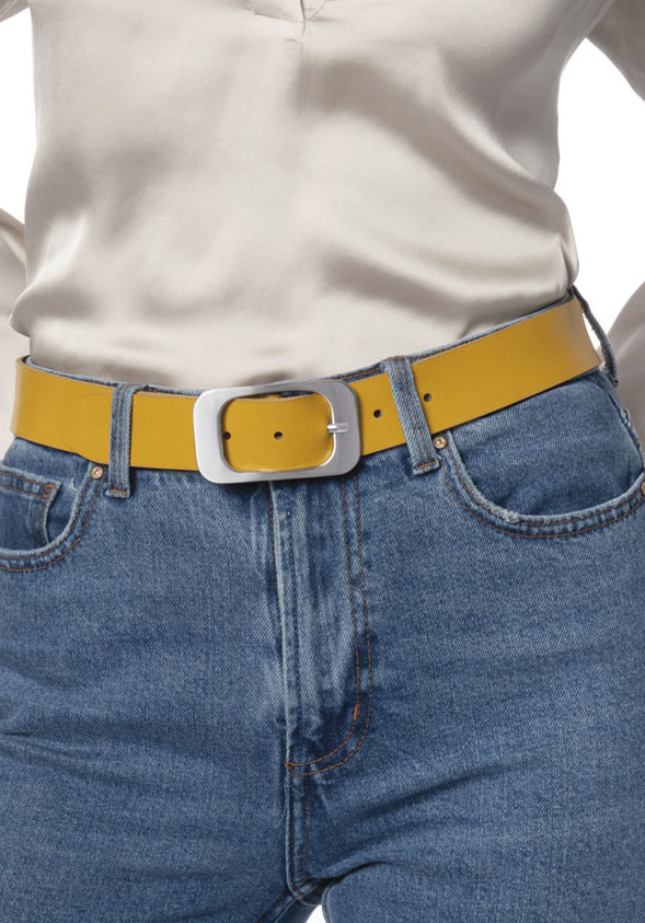 Thumbnail - BERND GÖTZ Ledergürtel mit flächiger Schließe