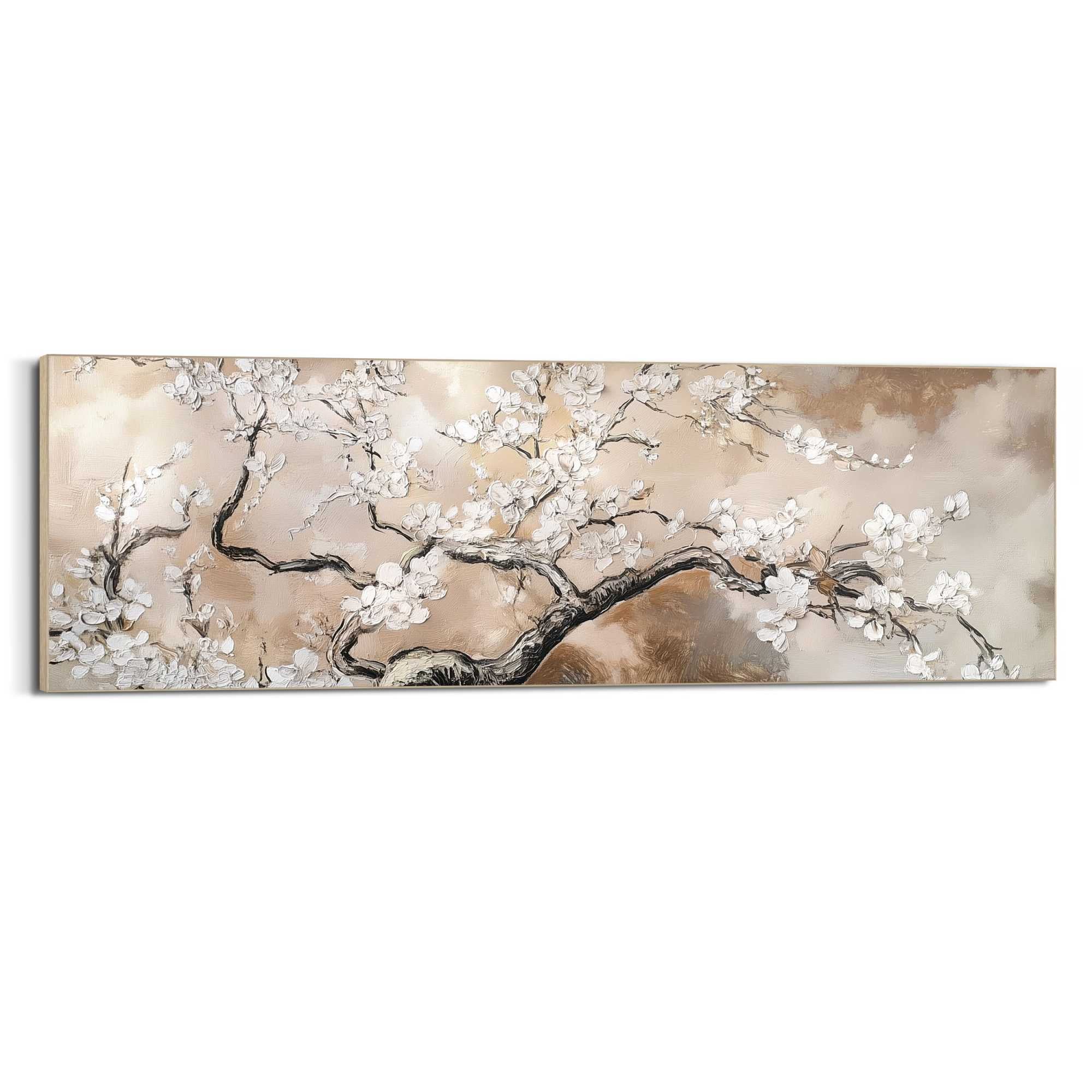 Reinders Wandbild "Baum mit Blüte", Wohnzimmer - Beige - MDF - Blumen und P günstig online kaufen