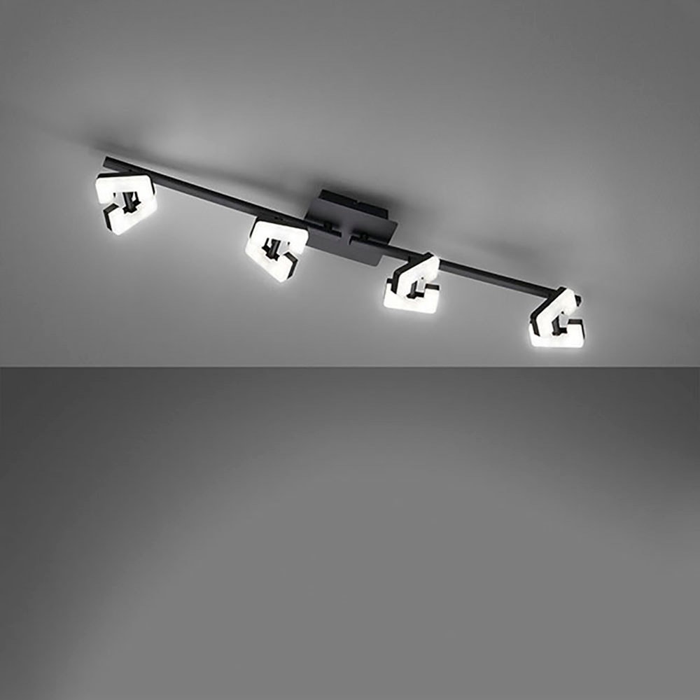 FISCHER & HONSEL Deckenstrahler »Ray«, 4 flammig-flammig, langlebige LED