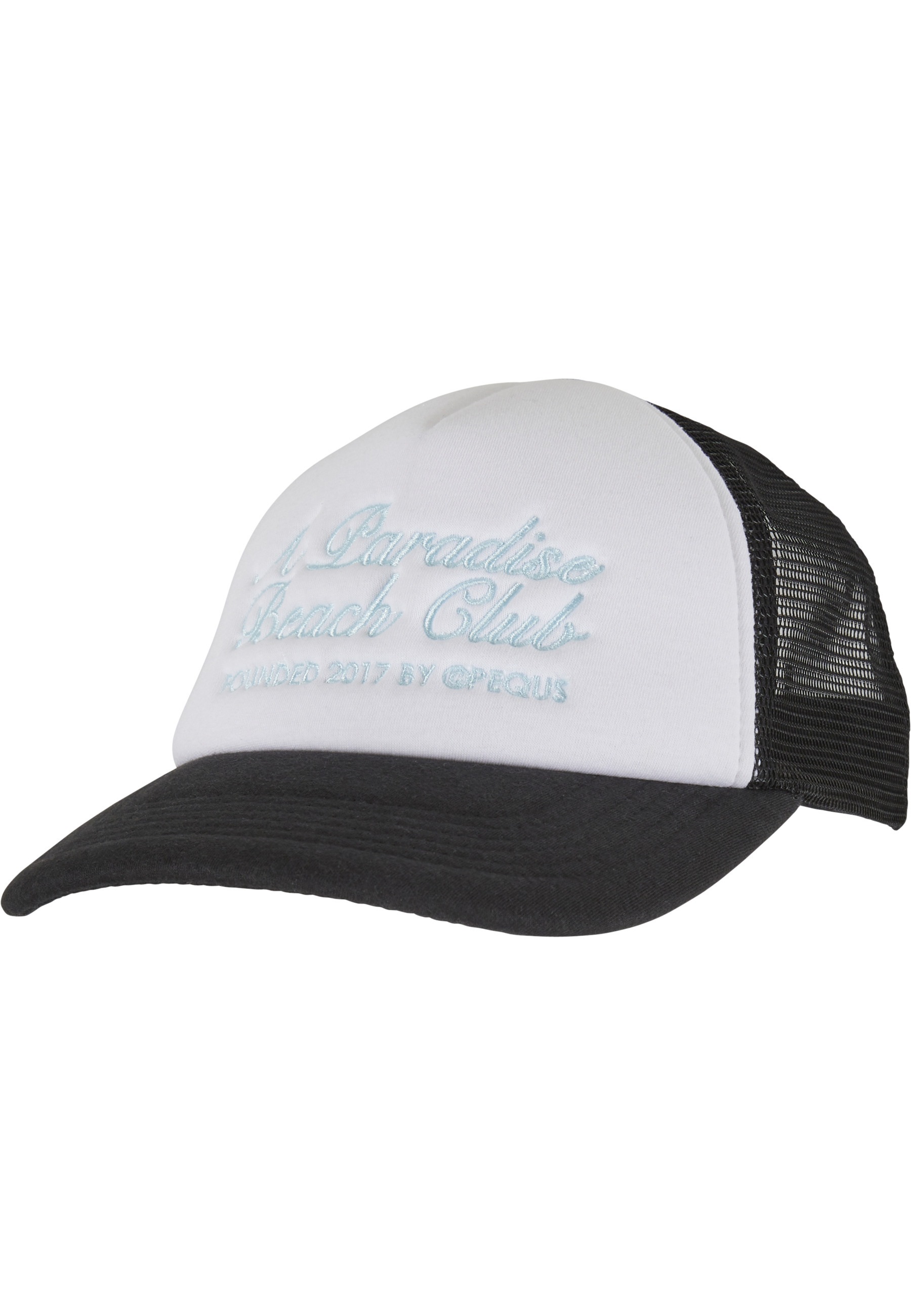 Thumbnail - PEQUS Trucker Cap "PEQUS PEQUS A Paradise Beach Club Curved Logo Trucker Cap"
