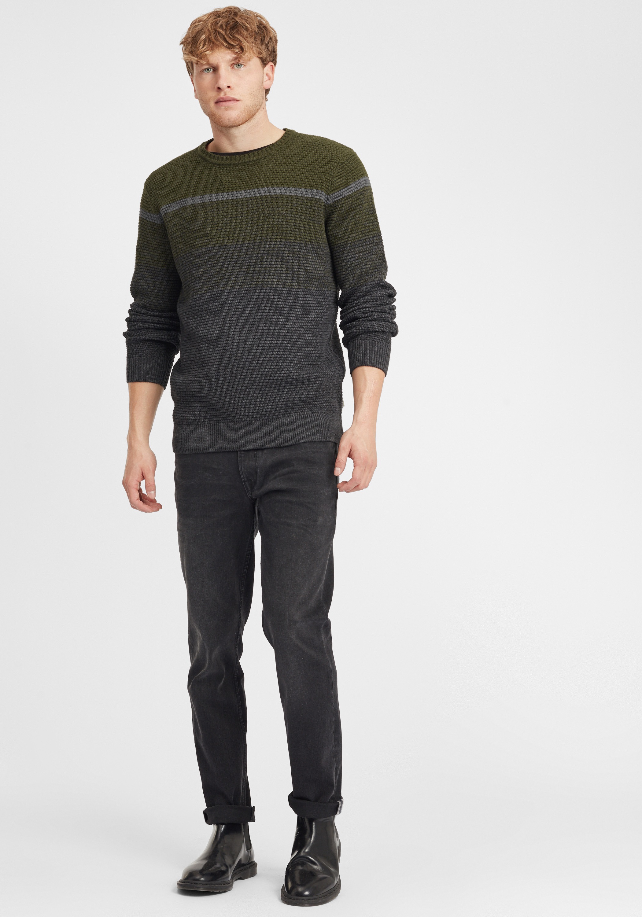 Blend Strickfleece-Pullover »Strickpullover BHCedro«