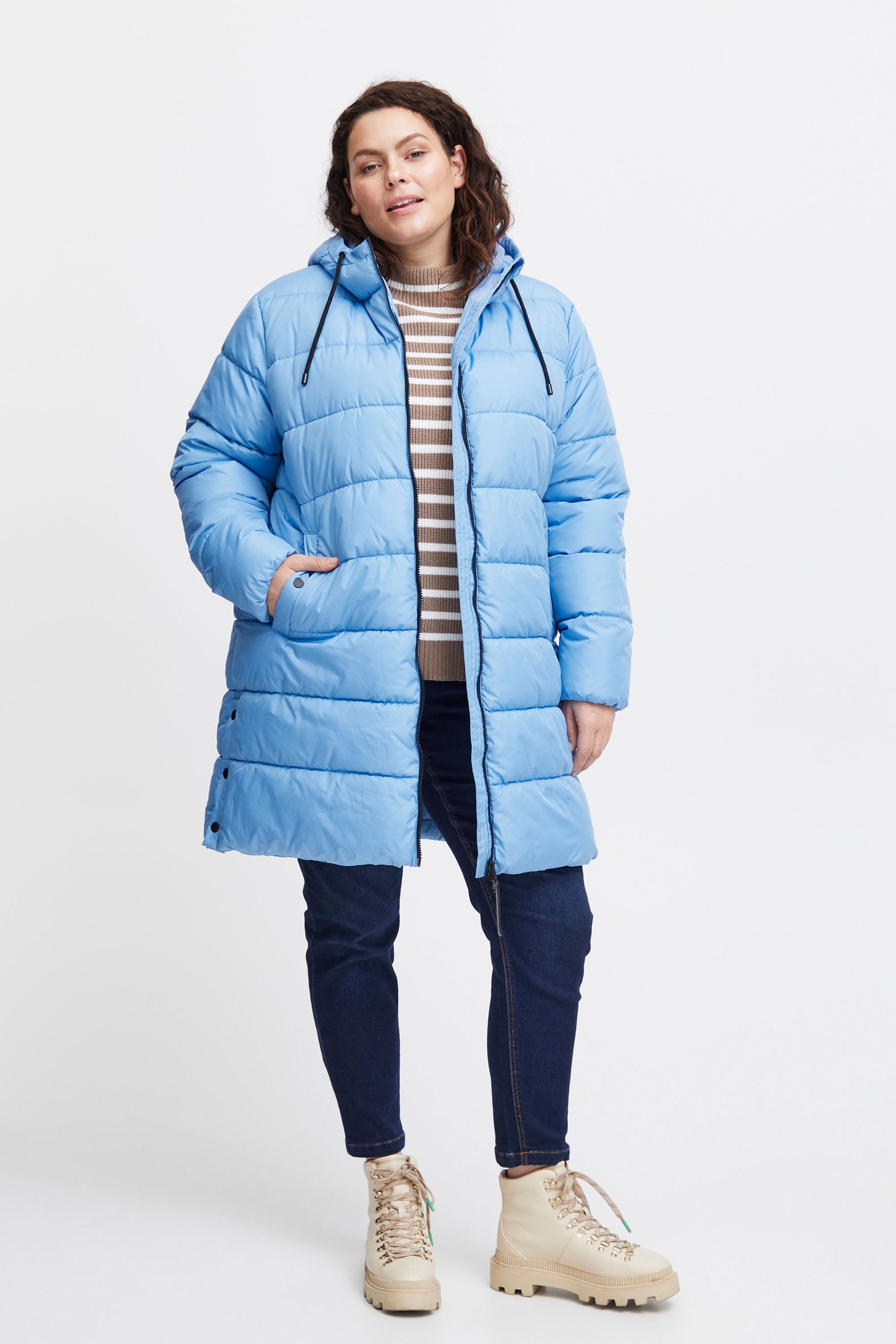 fransa Winterjacke "Winterjacke FPMabelle", mit Kapuze günstig online kaufen