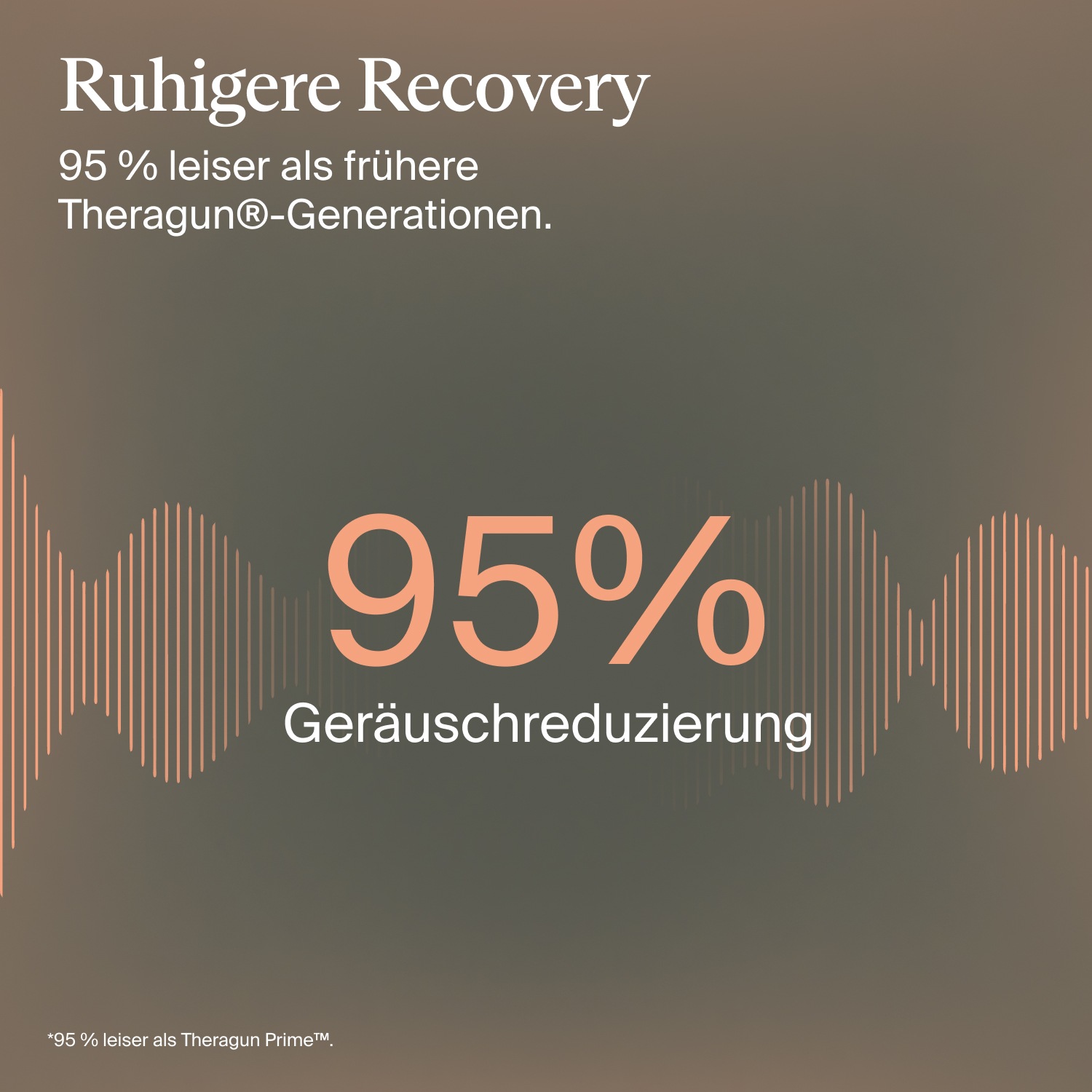 Therabody Massagepistole »Theragun Prime Plus Regeneration durch Perkussive Massage und Wärme«, wissensch. Erwiesen, 4 Aufsätze, App-Steuerung