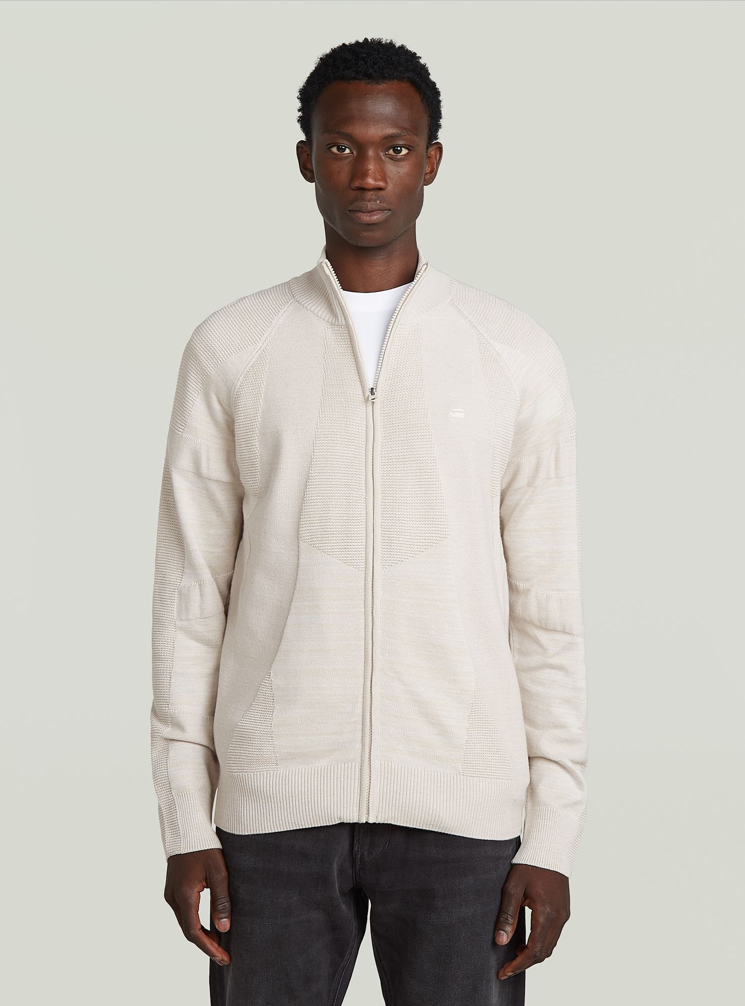 G-STAR "3D Biker Full Zip Knit"