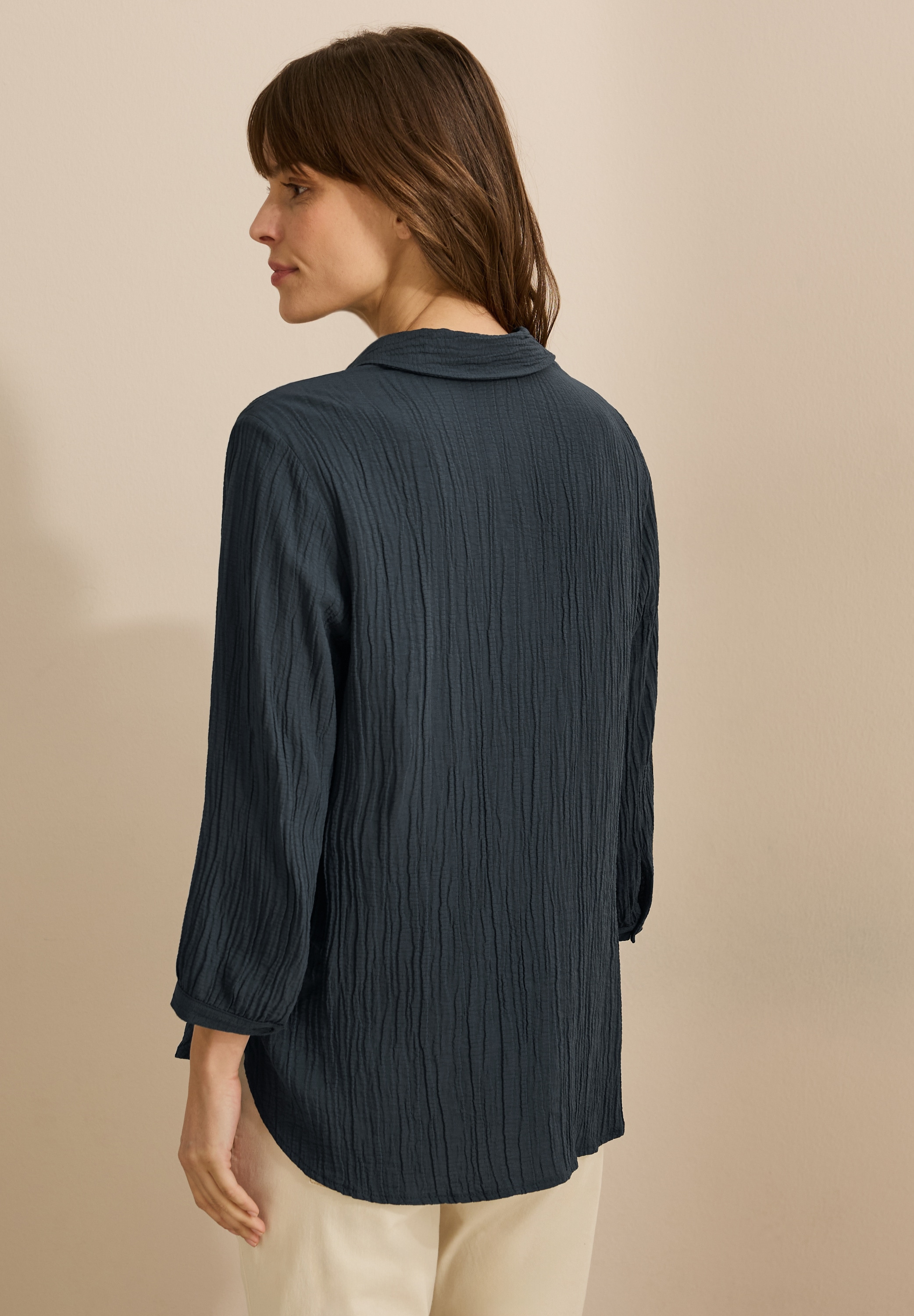 Cecil Klassische Bluse, mit 3/4 Ärmeln