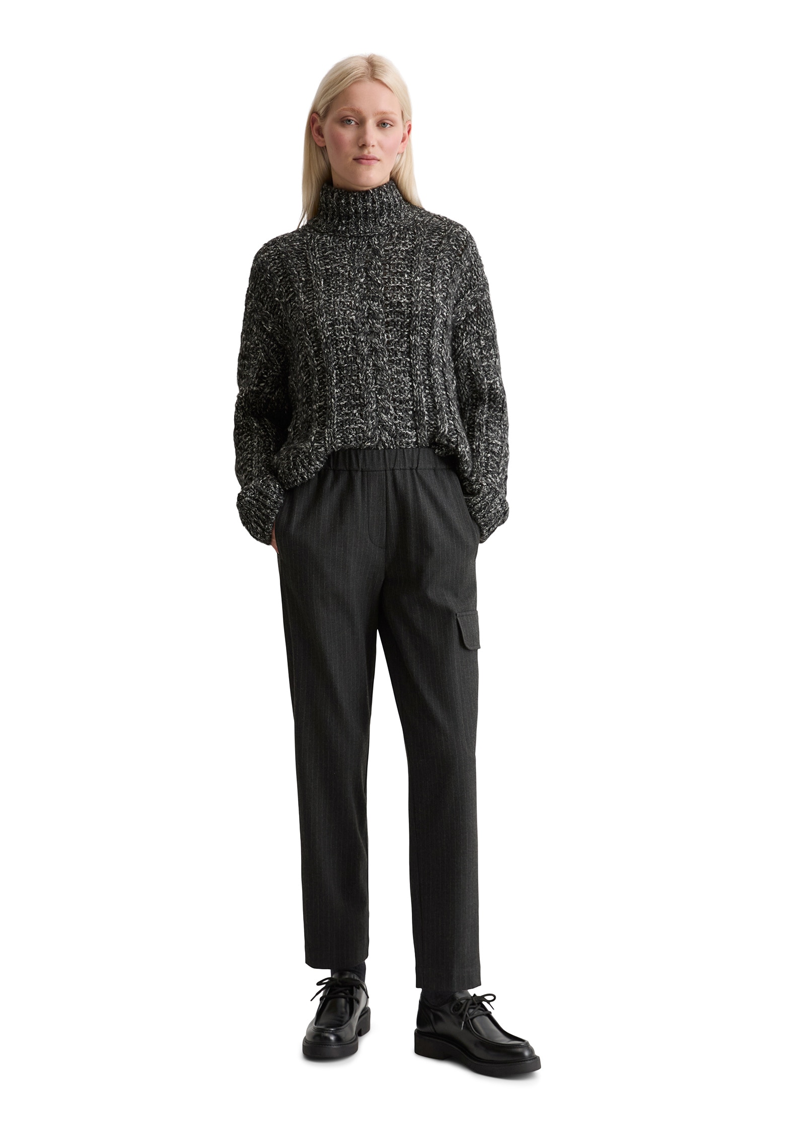 Marc O'Polo Chinohose »aus weichem Polyester-Viskose-Mix«