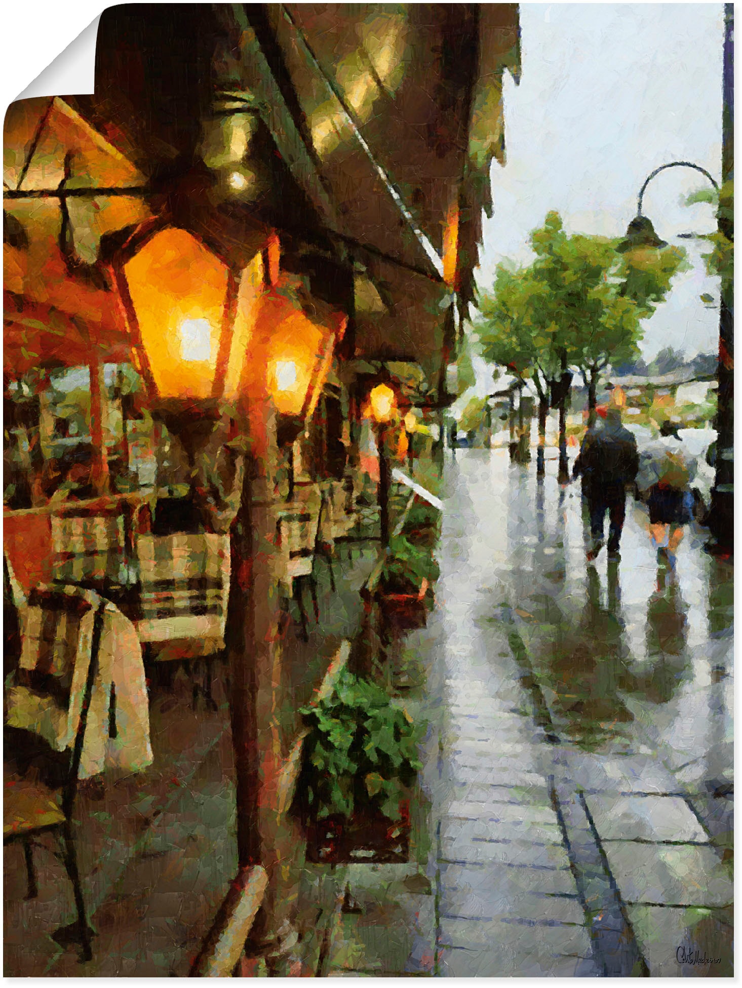 Artland Paveikslas »Restaurant Lampen« Restaur...