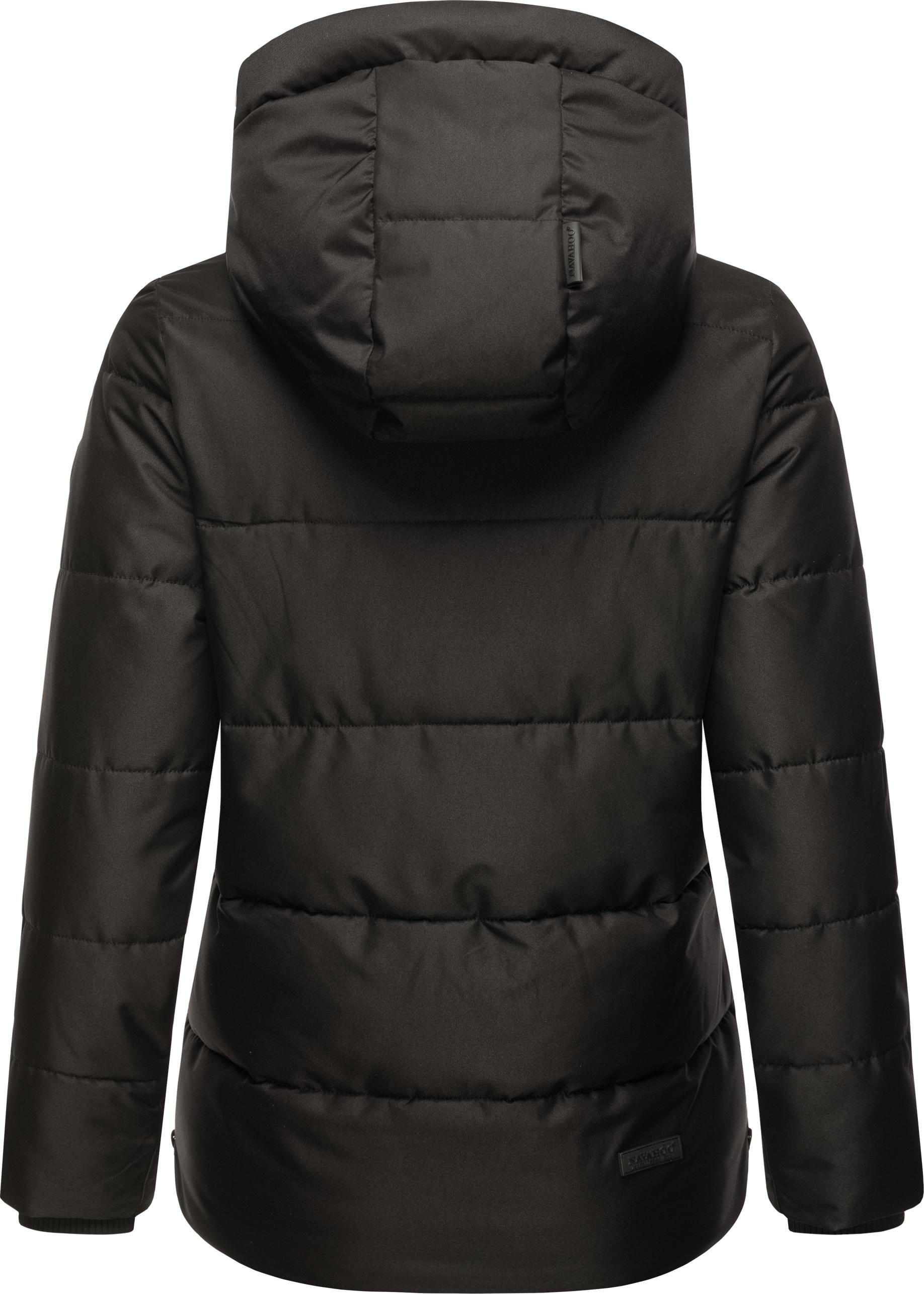 Thumbnail - Navahoo Steppjacke "Krümelein", mit Kapuze, stylische Damen Winterjacke mit dezenter Steppung