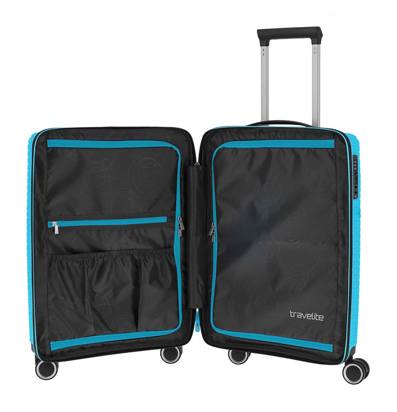 travelite Hartschalen-Trolley »ORBITA, verschiedene Größen und Farben«, 4 Rollen, Reisegepäck Koffer Hartschale TSA-Schloss