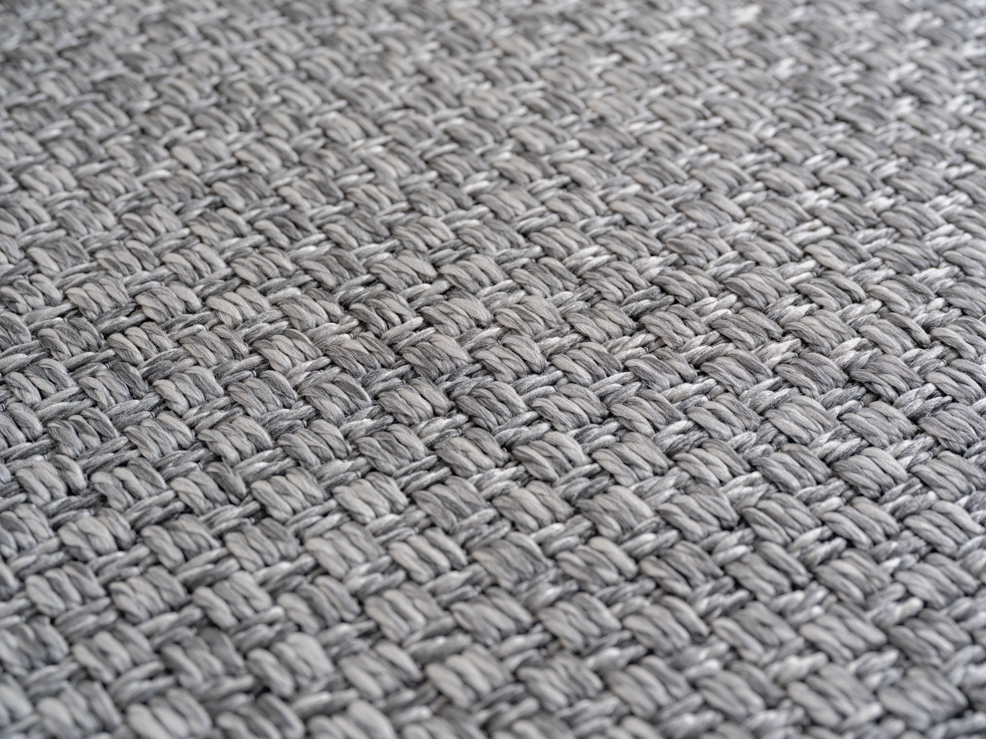 Outdoorteppich AYYILDIZ TEPPICHE "IBIZA 1901", grau, B:120cm H:5mm L:170cm, Polypropylen, Teppiche, Outdoorteppich, Läufer, In und Outdoor, Sisaloptik, Wohnzimmer, Aussenbereich 3