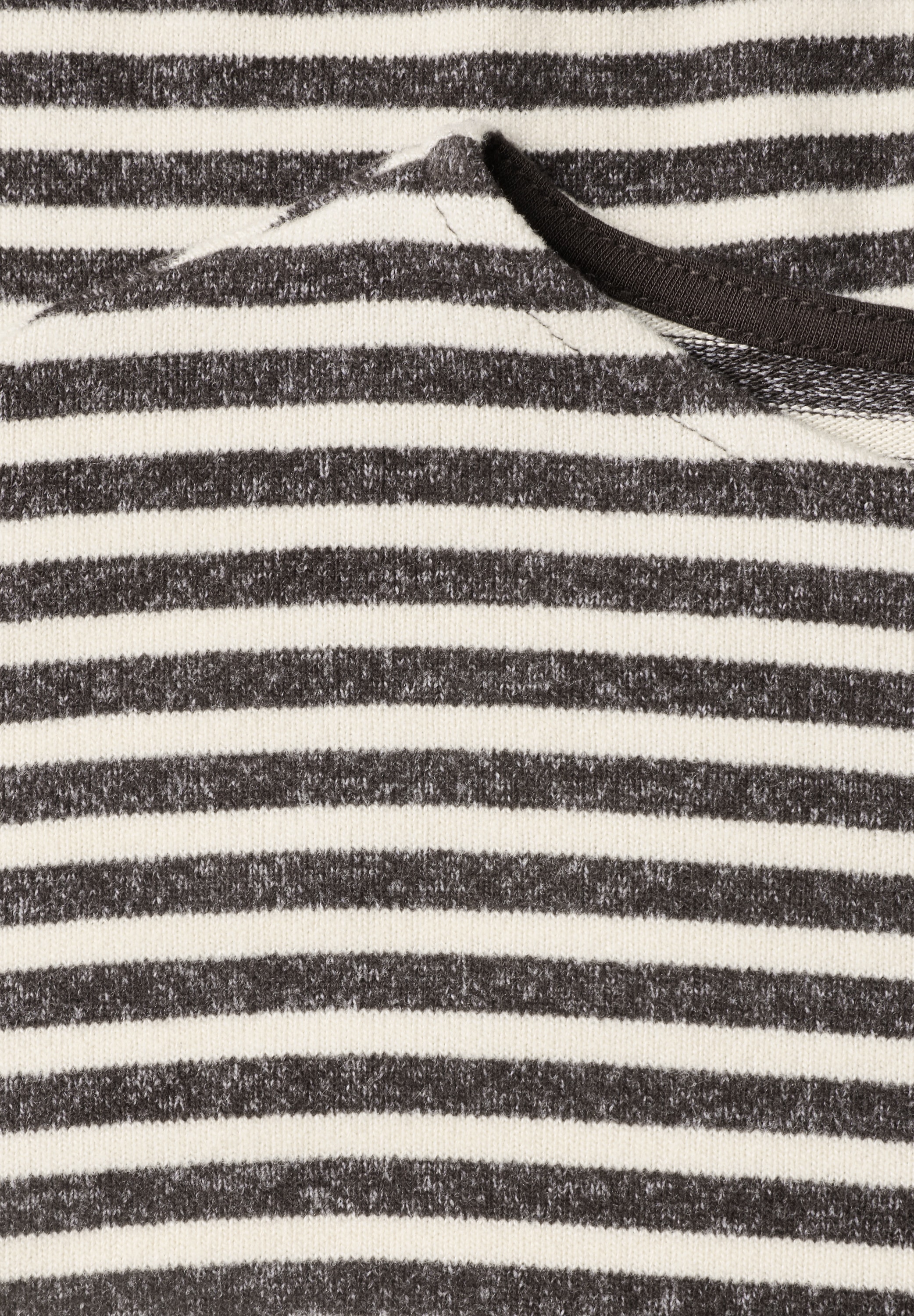 STREET ONE Langarmshirt mit Elastikbund