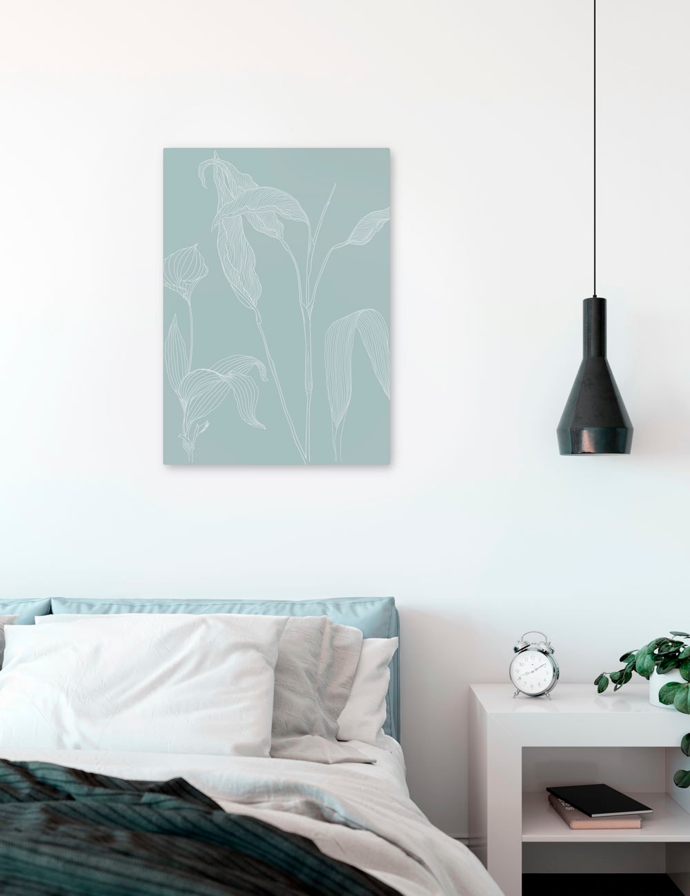 Komar Leinwandbild "Minty Green - Größe 40 x 60 cm" Natur 1 Stk. tlg. Keilr günstig online kaufen