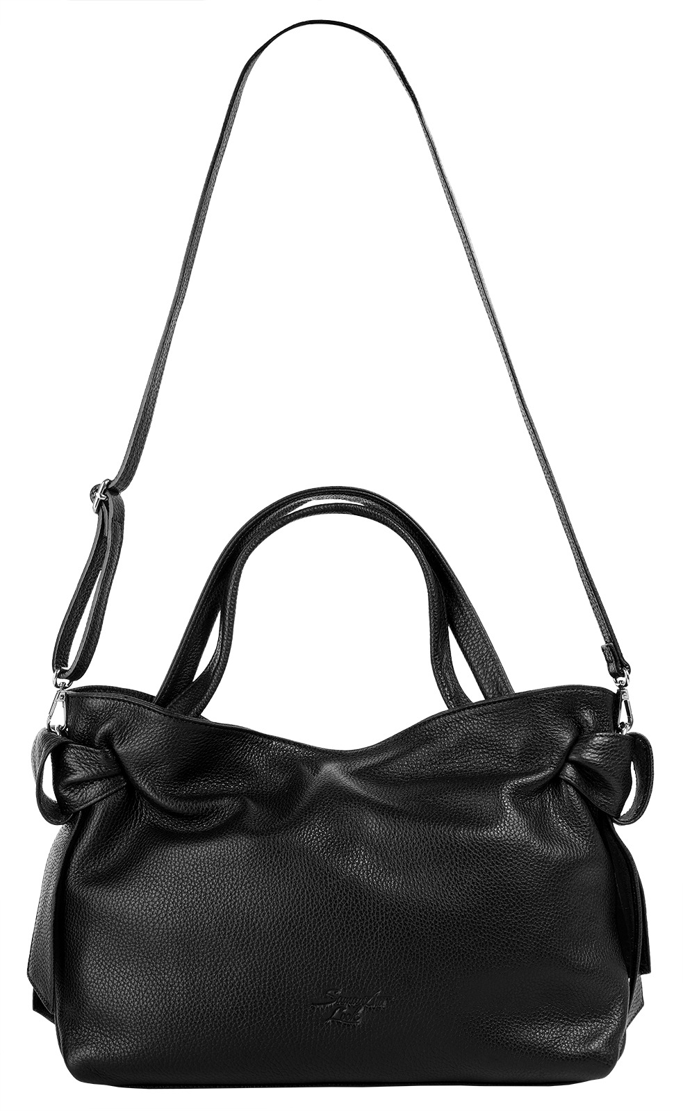 Samantha Look Henkeltasche, echt Leder, Made in Italy
