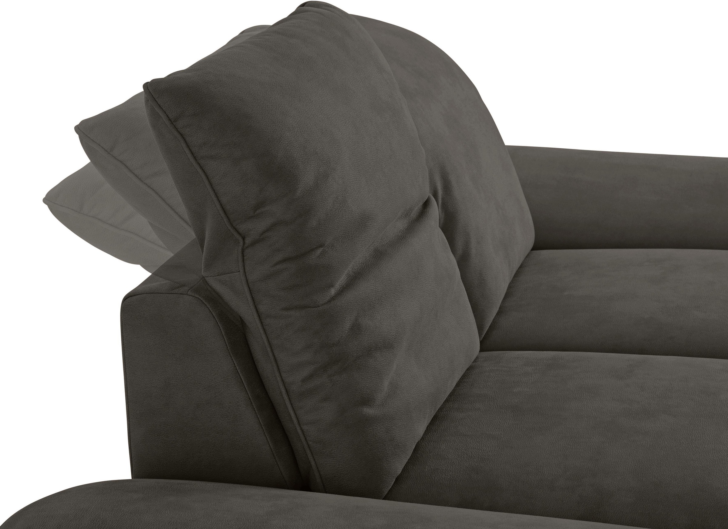 W.SCHILLIG 2-Sitzer »enjoy&MORE«, mit Sitztiefenverstellung, Füße silber matt, Breite 202 cm