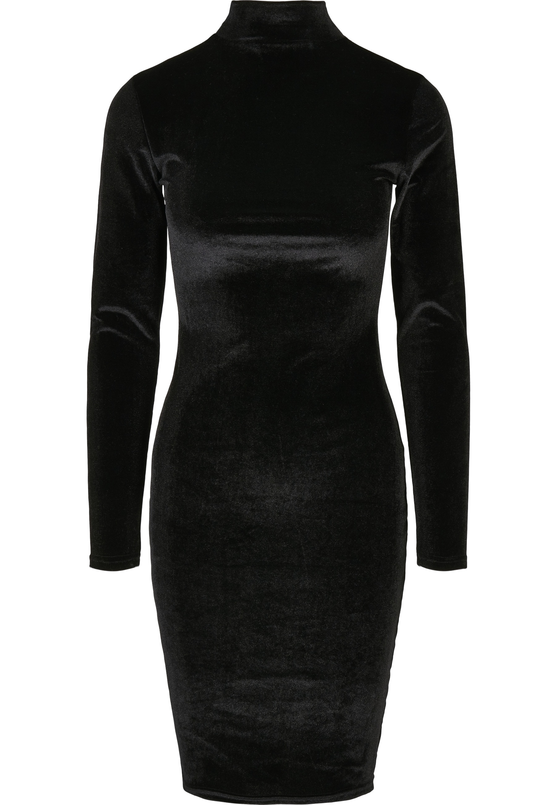 URBAN CLASSICS Shirtkleid "Urban Classics Damen Ladies Velvet Turtle Neck D günstig online kaufen