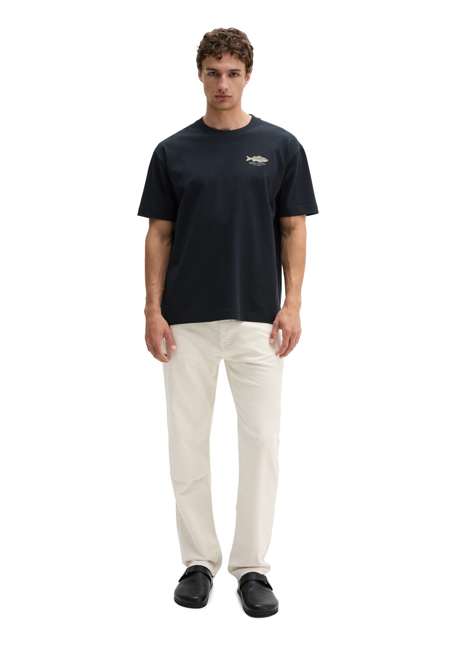 Marc O'Polo T-Shirt »mit maritimem Rückenprint«