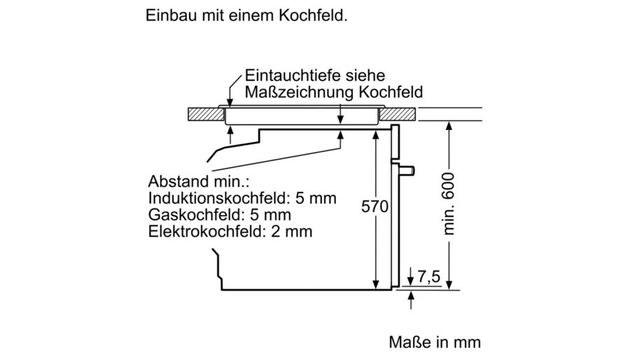 Constructa Elektro-Herd-Set »CX5HS607«, CH3M61052, mit Teleskopauszug nachrüstbar, Hydrolyse