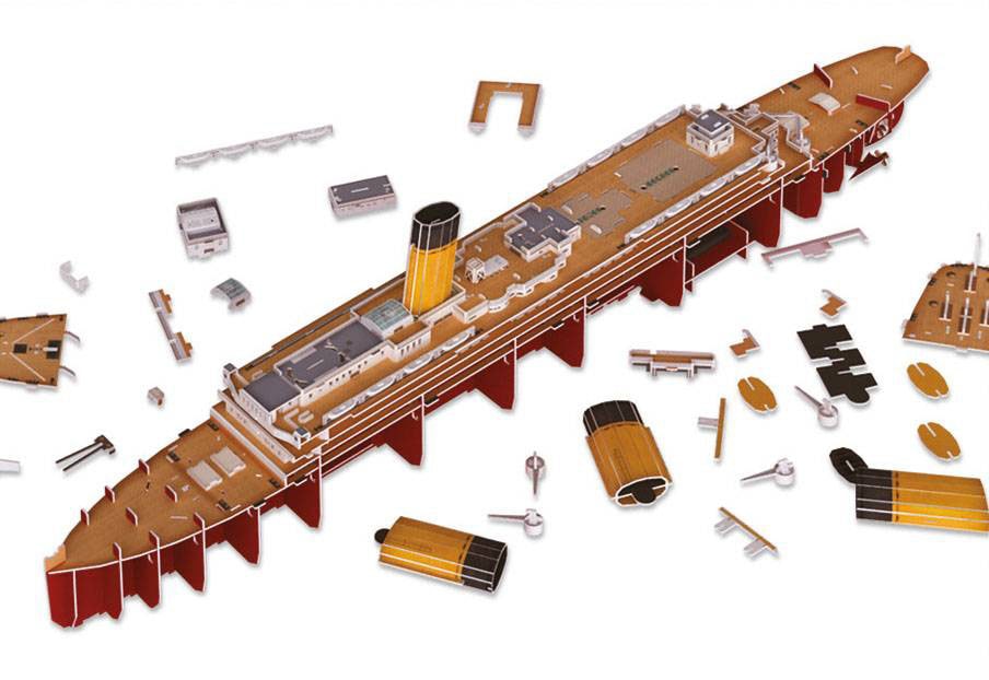 Revell® 3D-Puzzle »RMS Titanic LED«