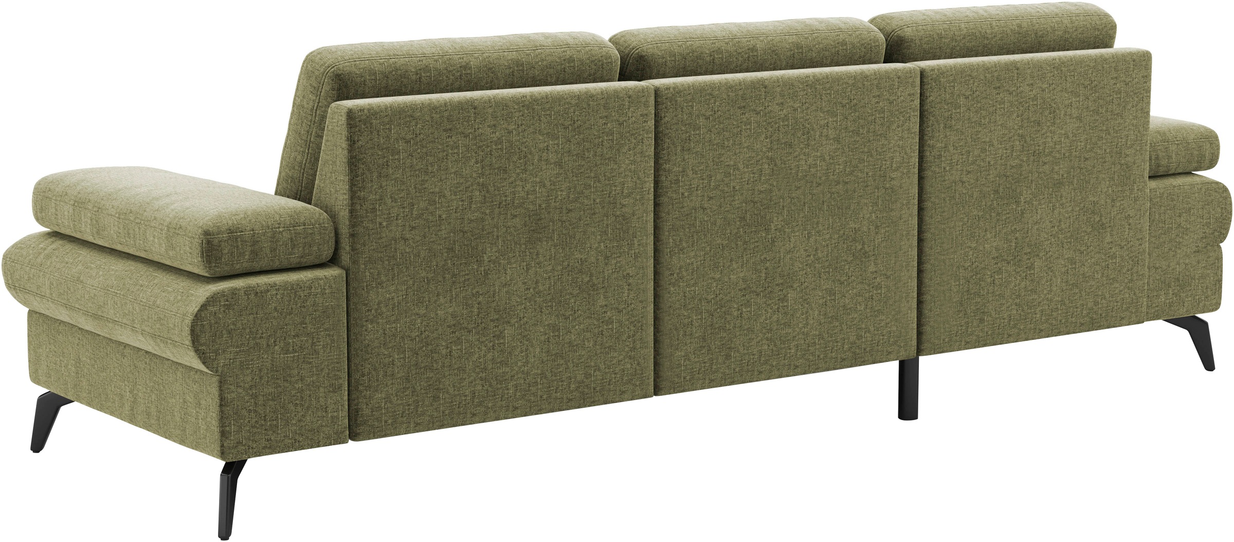 sit&more Ecksofa »Morris Jubi, L-Form«, inkl. Armteilfunktion und 1 Zierkissen, wahlweise mit Bettfunktion