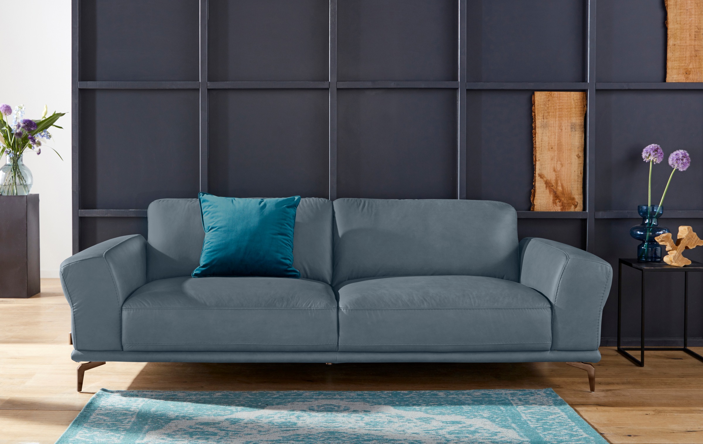 W.SCHILLIG 2,5-Sitzer "montanaa" mit Metallfüßen in Bronze pulverbeschichte günstig online kaufen