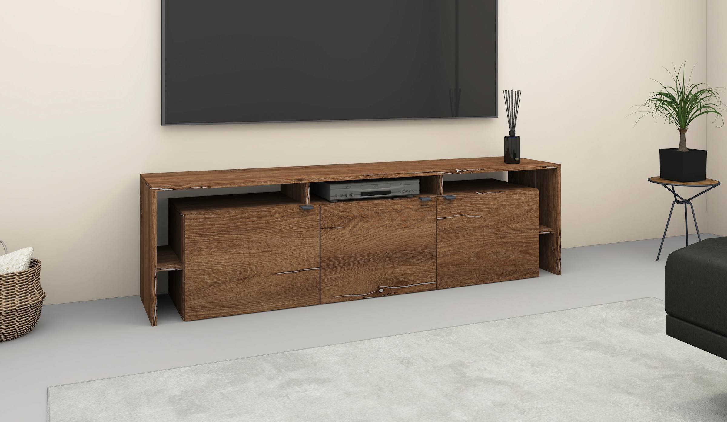 borchardt Möbel TV-Schrank »Sophia«, Breite 159 cm, mit Überbau bestellen |  BAUR