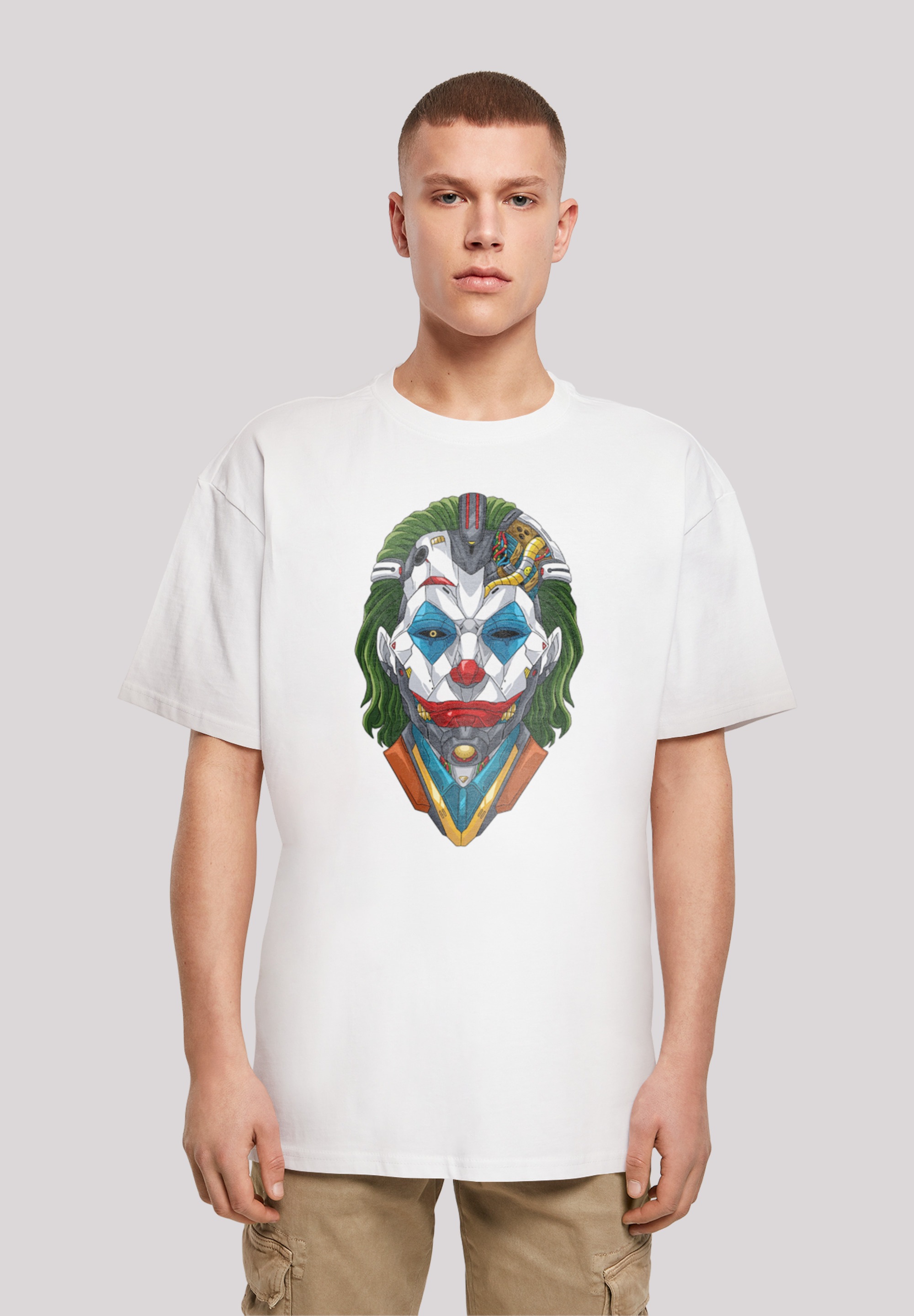 F4NT4STIC T-Shirt "Cyberpunk Joker CYBERPUNK STYLES", Print