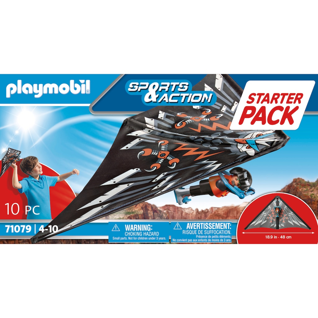 Playmobil® Konstruktions-Spielset »Starter Pack Drachenflieger (71079), Sports & Action«