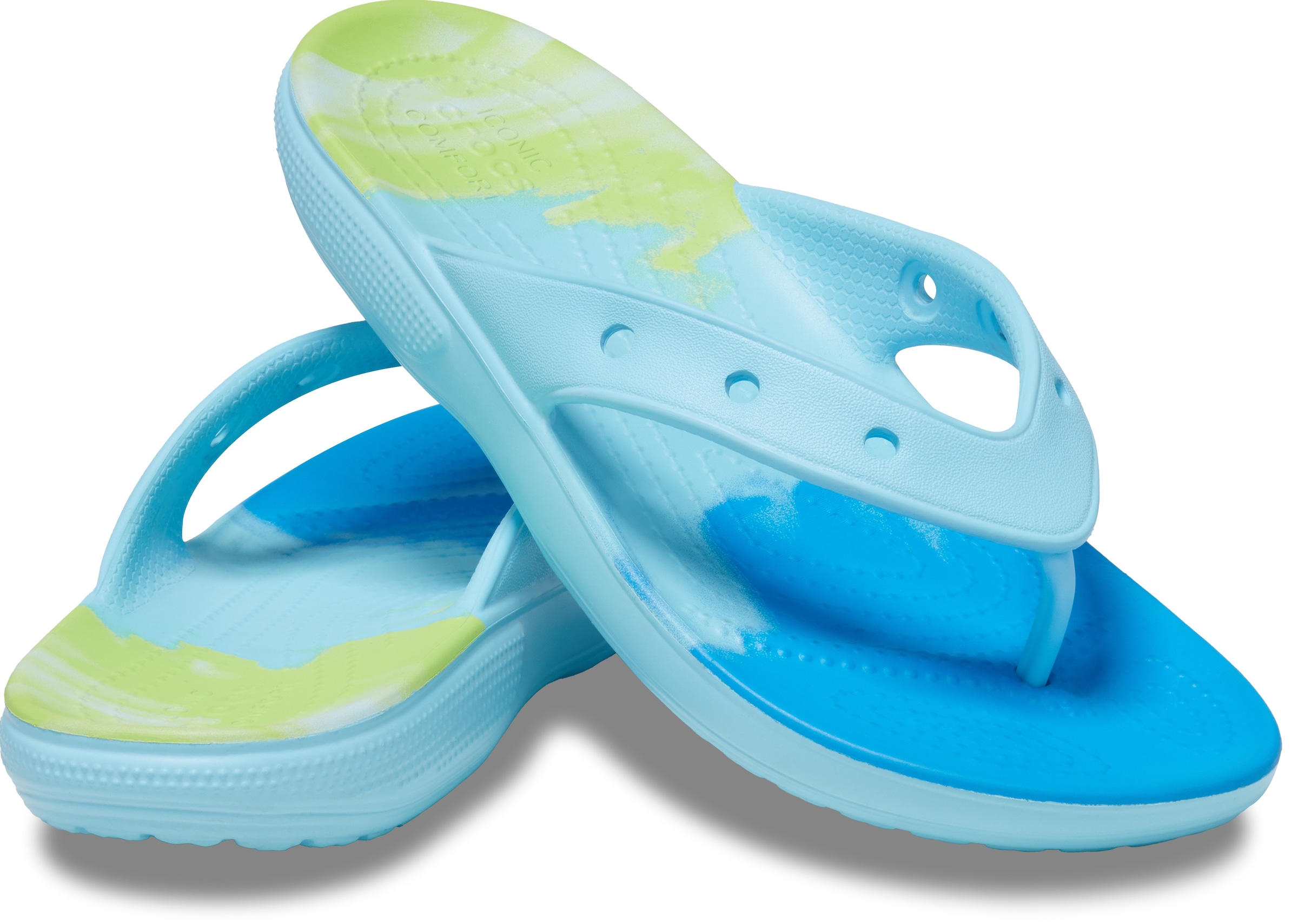 Crocs Badesandale »Classic Crocs Ombre Flip«, mit Ombre Farbverlauf