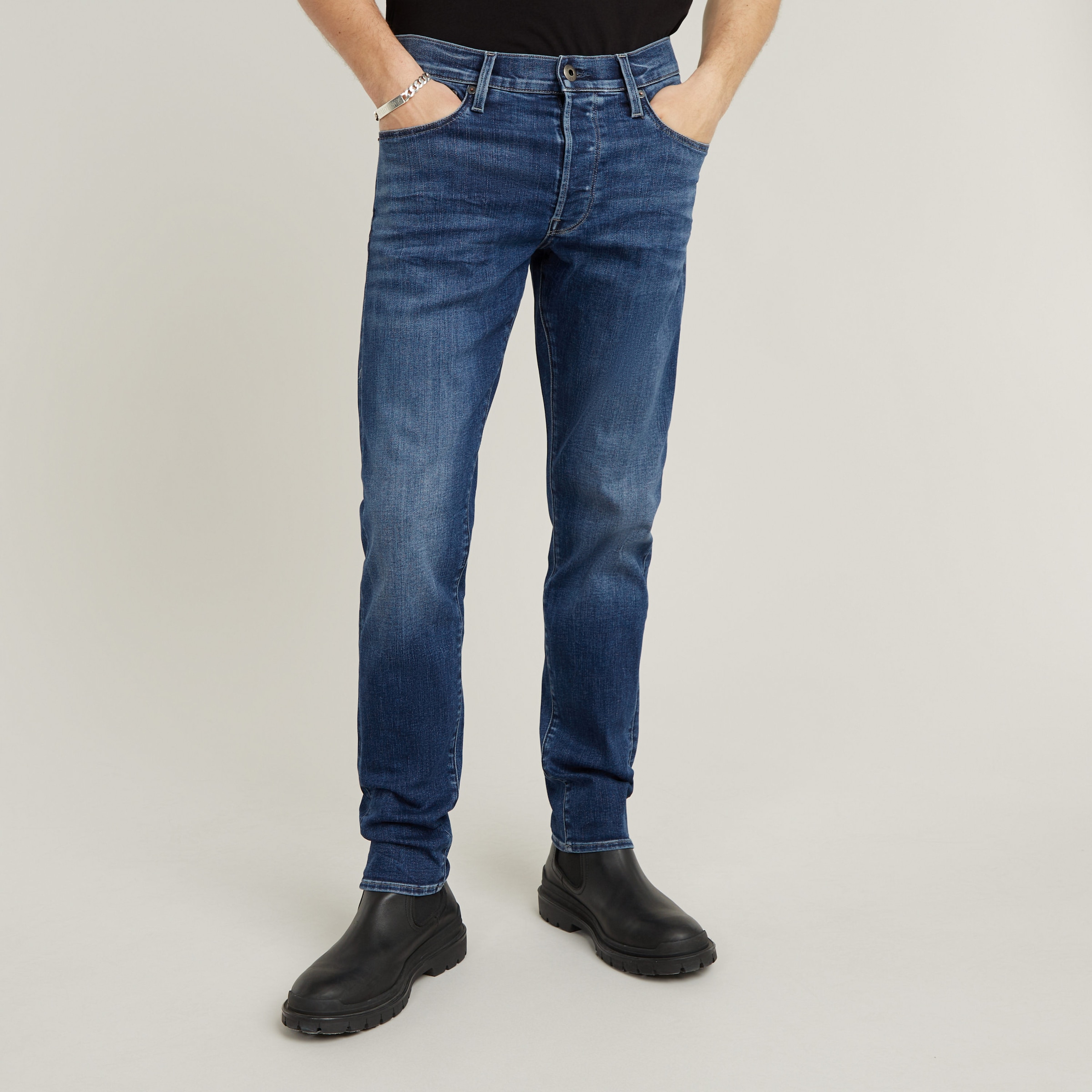 G-STAR Slim-fit-Jeans "3301 Slim", mit toller Waschung und Elasthan