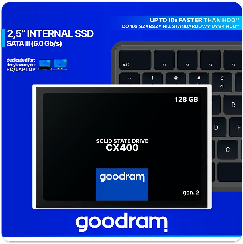 Goodram interne SSD »CX400«, 2,5 Zoll, Gen. 2, SATA III