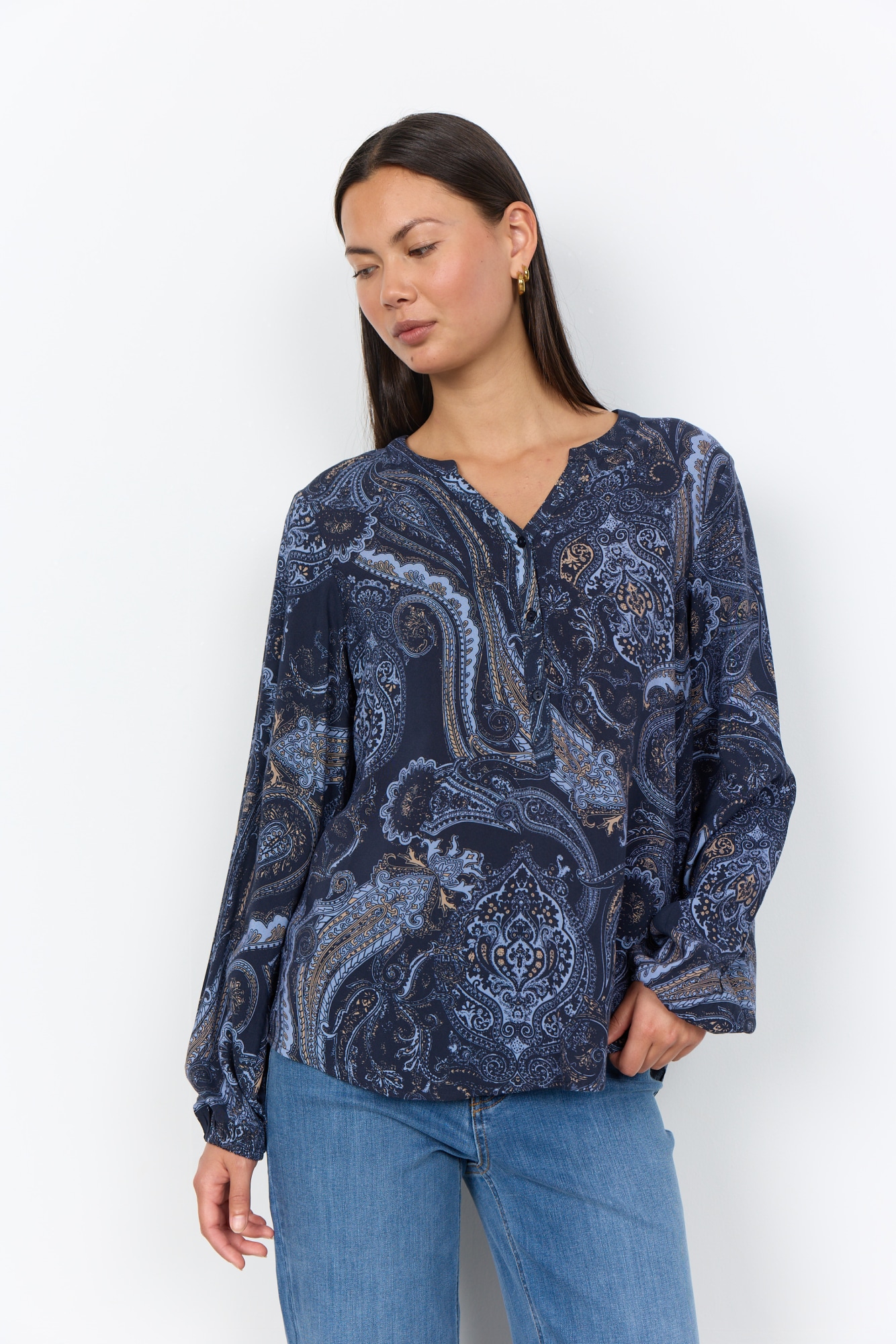 soyaconcept Druckbluse »SC-HALNA 2 AOP« Viskose