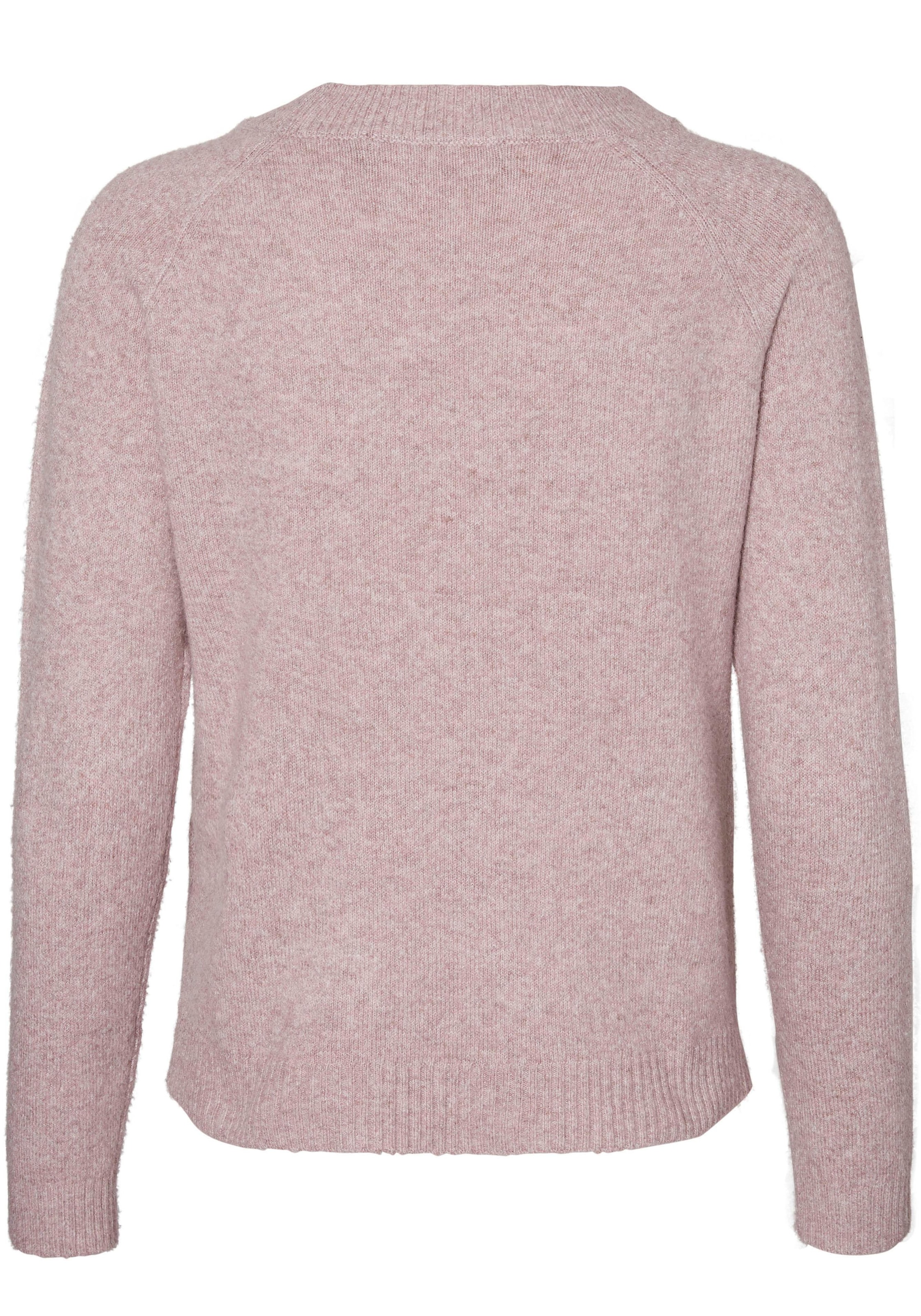 Vero Moda Rundhalspullover »VMDOFFY«, in melierter Optik