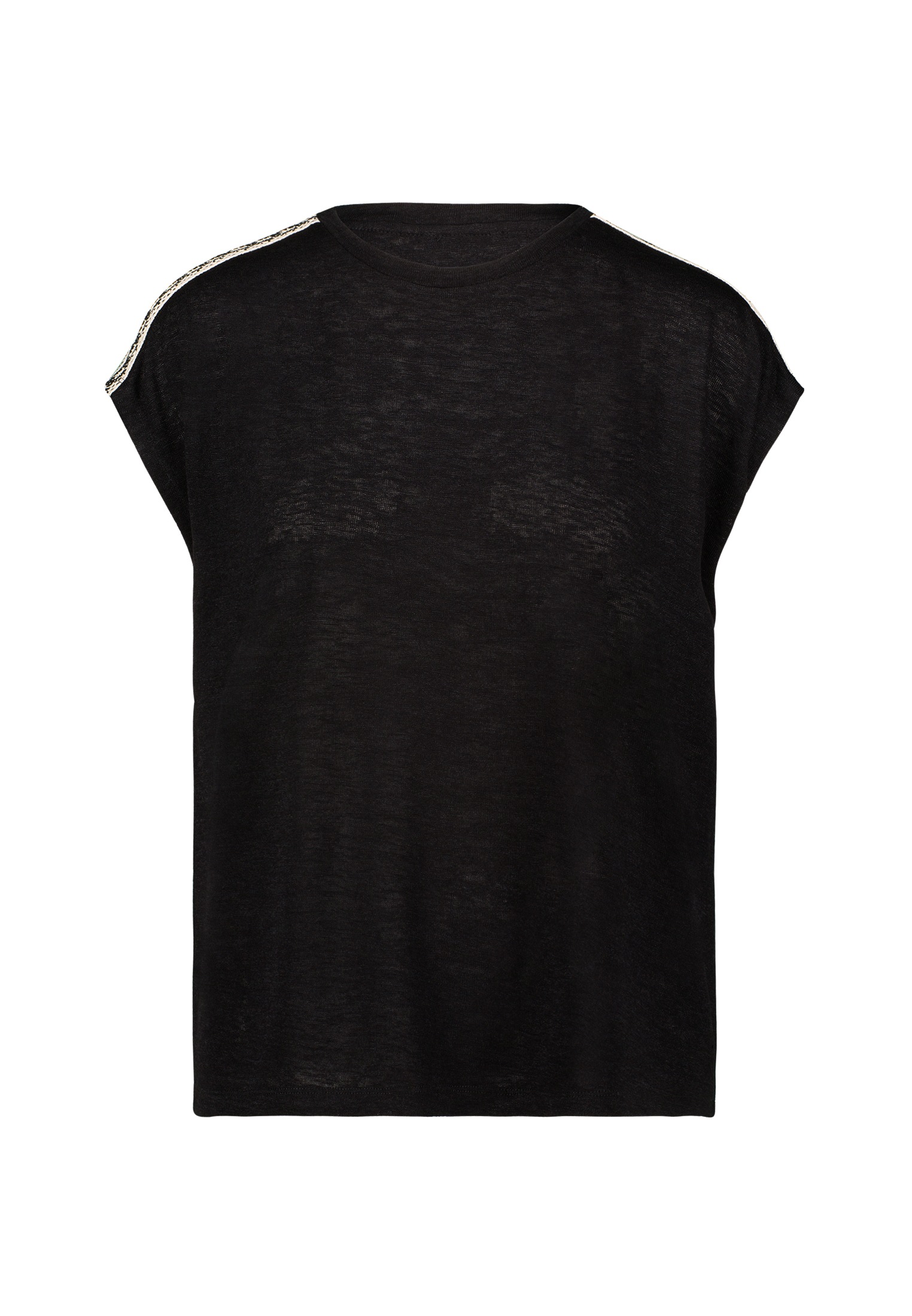 Zero T-Shirt "zero Shirt mit Kontraststickerei", (1 tlg.), weiteres Detail günstig online kaufen