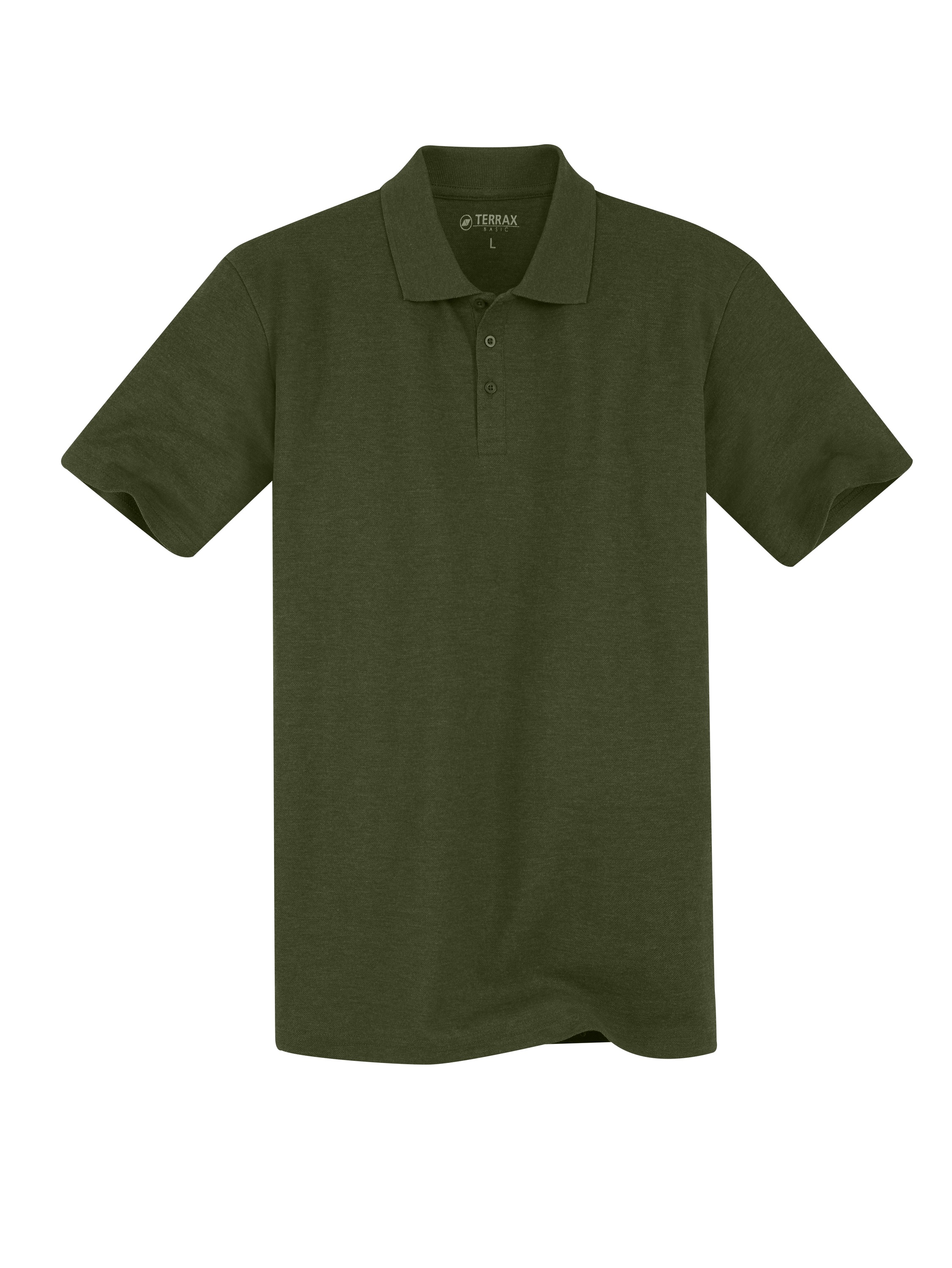 T-Shirt TERRAX WORKWEAR "Basic", Herren, Gr. XXL, grün (oliv), Obermaterial: 100% Baumwolle CO., Shirts T-Shirt