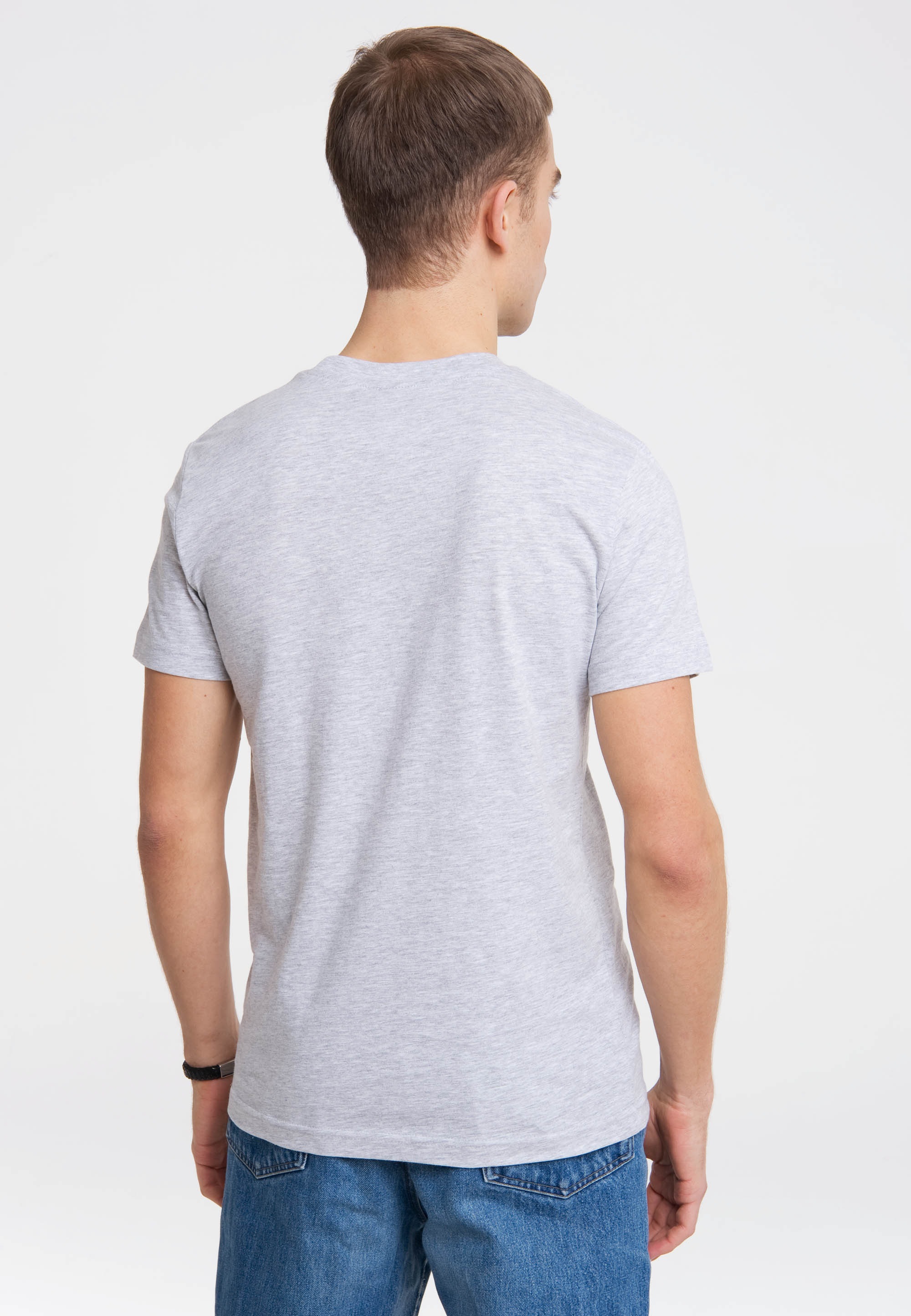 Logoshirt Batman Wings T-Shirt Gris Taille S 3