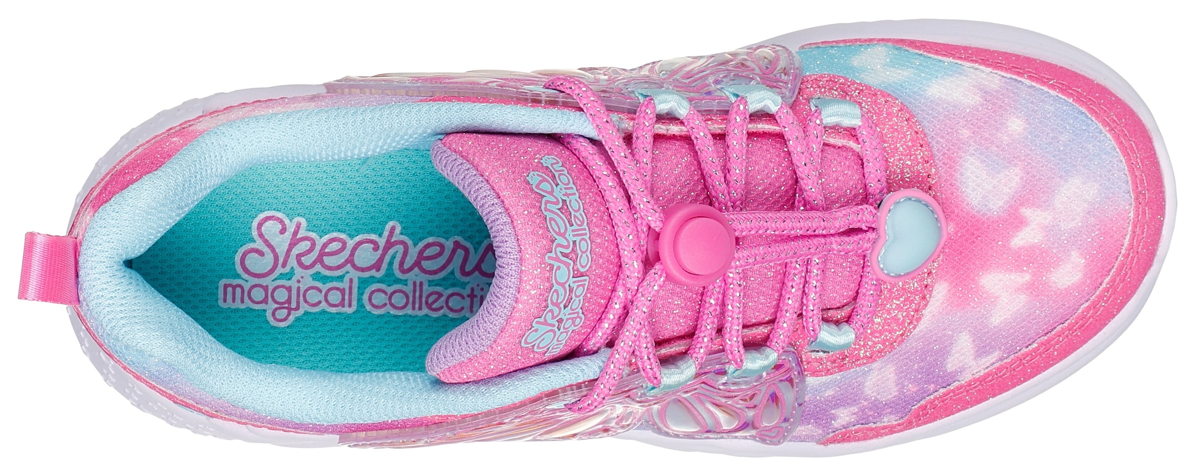 Skechers Sneaker »DREAM RACER«, Schlupfschuh, Slip-On Sneaker mit buntem Motiv