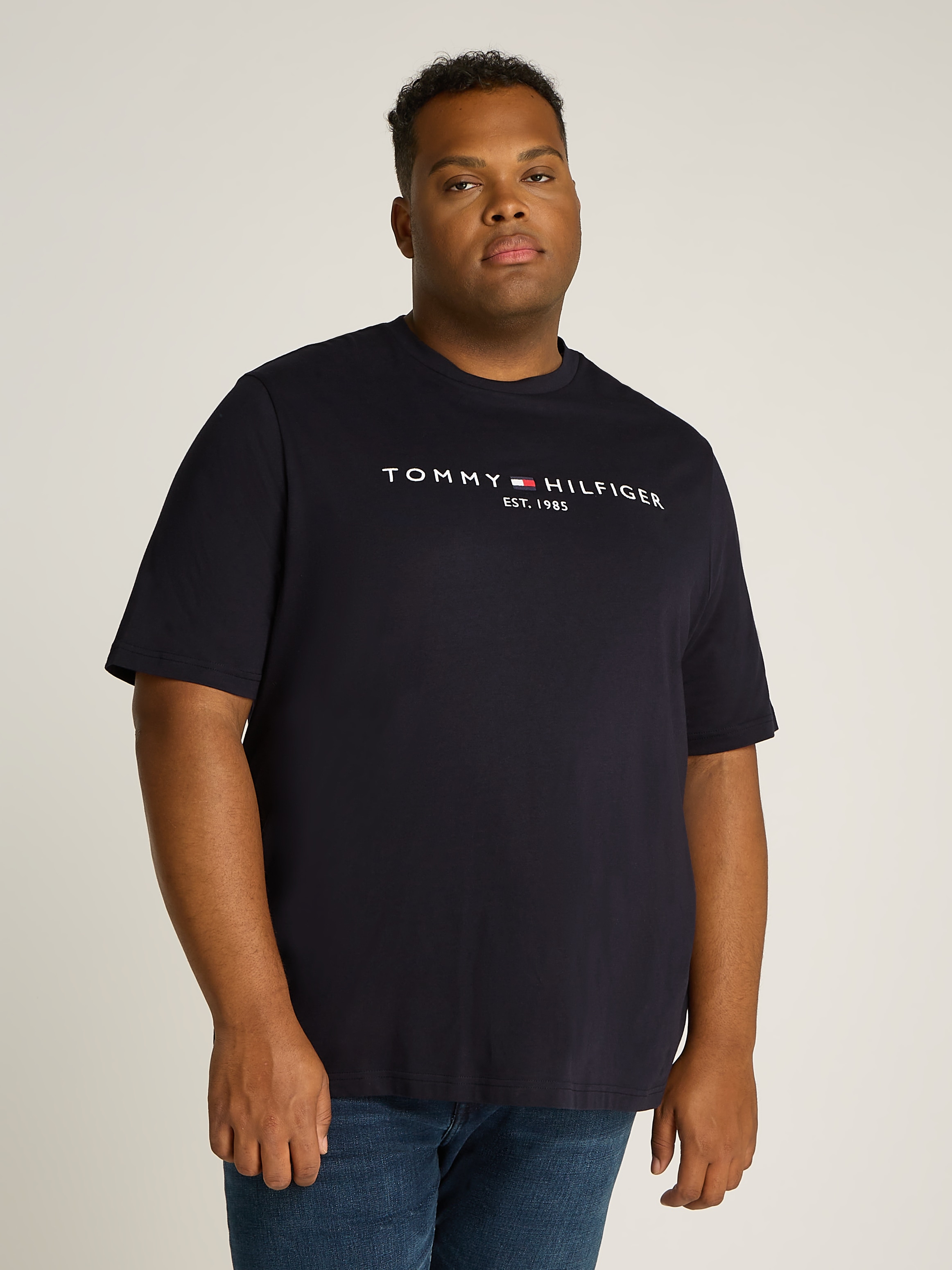 Tommy Hilfiger Big & Tall T-Shirt "BT-TOMMY LOGO TEE-B" günstig online kaufen