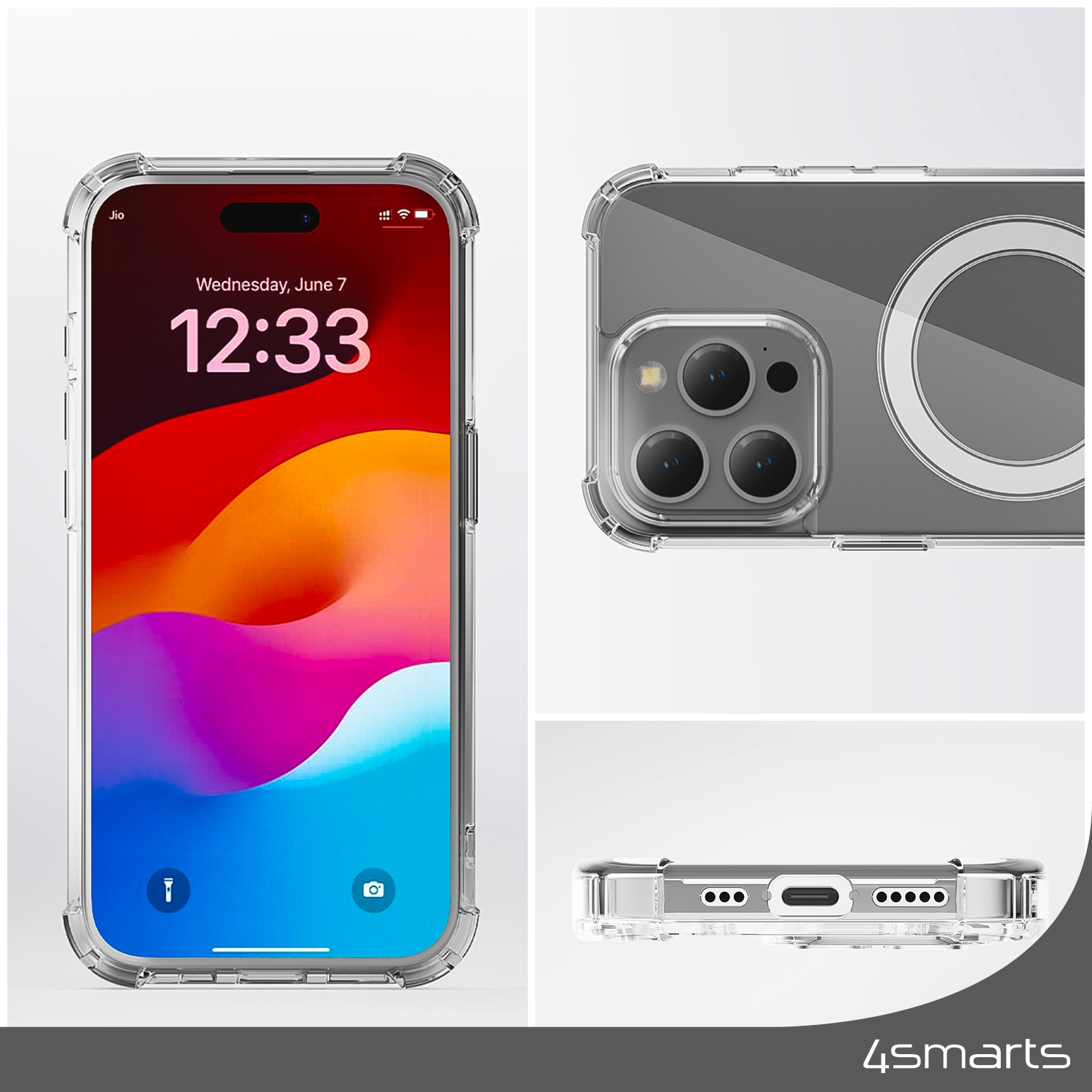4smarts Backcover »Hybrid Case Ibiza«, Apple iPhone 15, für iPhone 15