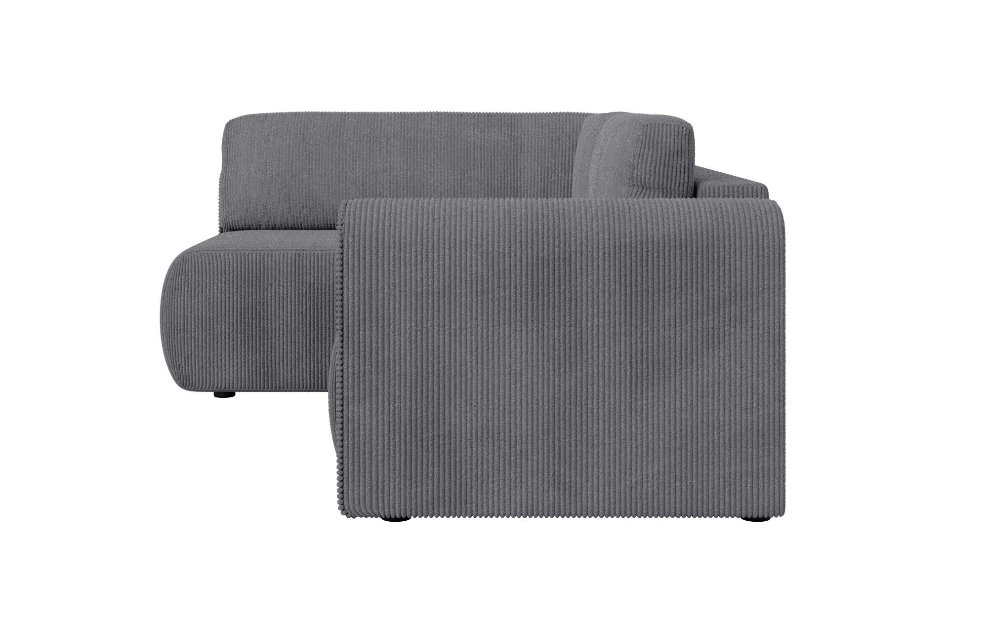 INOSIGN Ecksofa »Zacharia wahlweise Schlafsofa mit Bettkasten, B/T/H 250/166/86 cm«, L-Form mit Wellenunterfederung, Ottomane rechts oder links bestellbar
