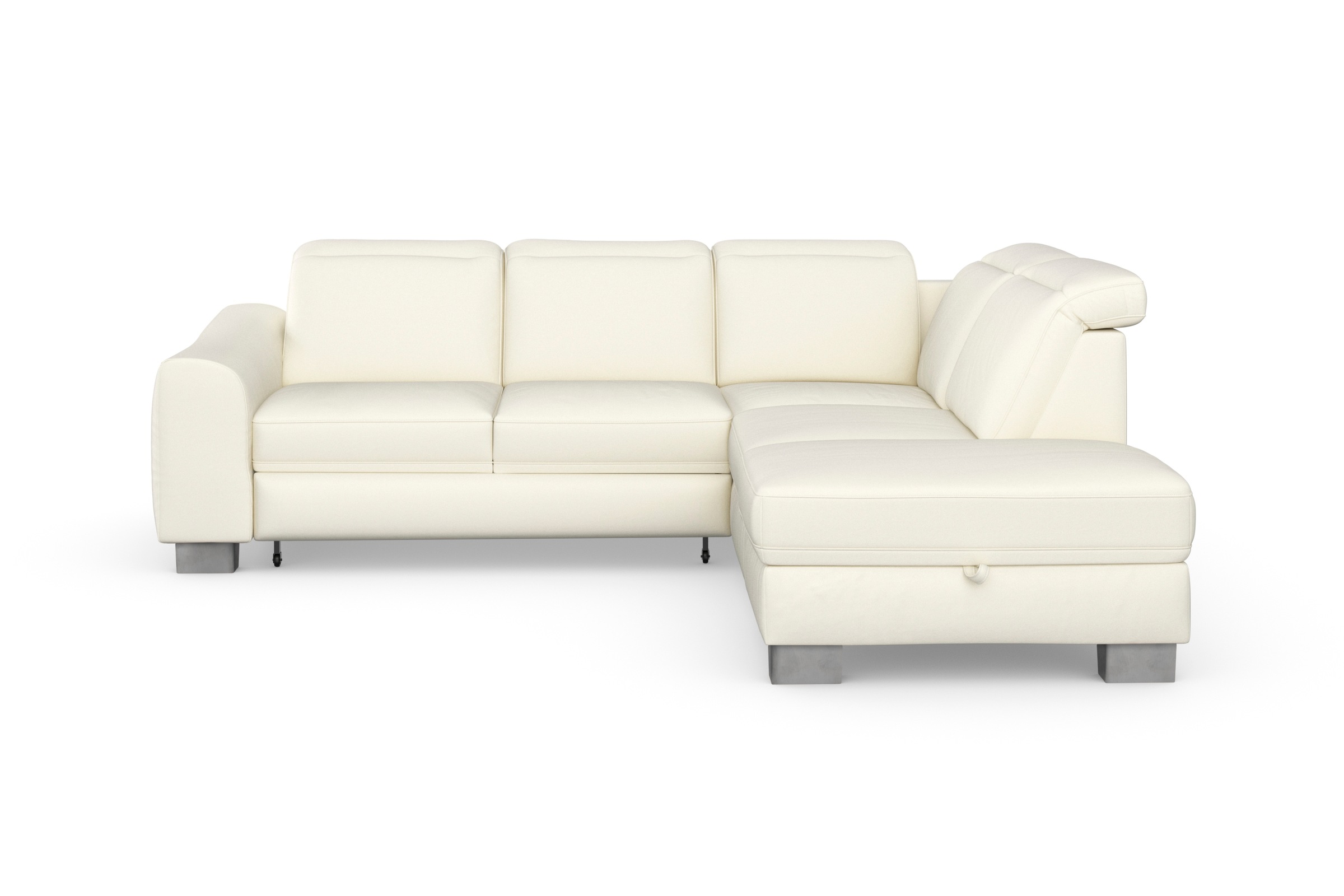 sit&more Ecksofa "Dundee L-Form", mit Federkern und Edelstahlfüßen, wahlwei günstig online kaufen