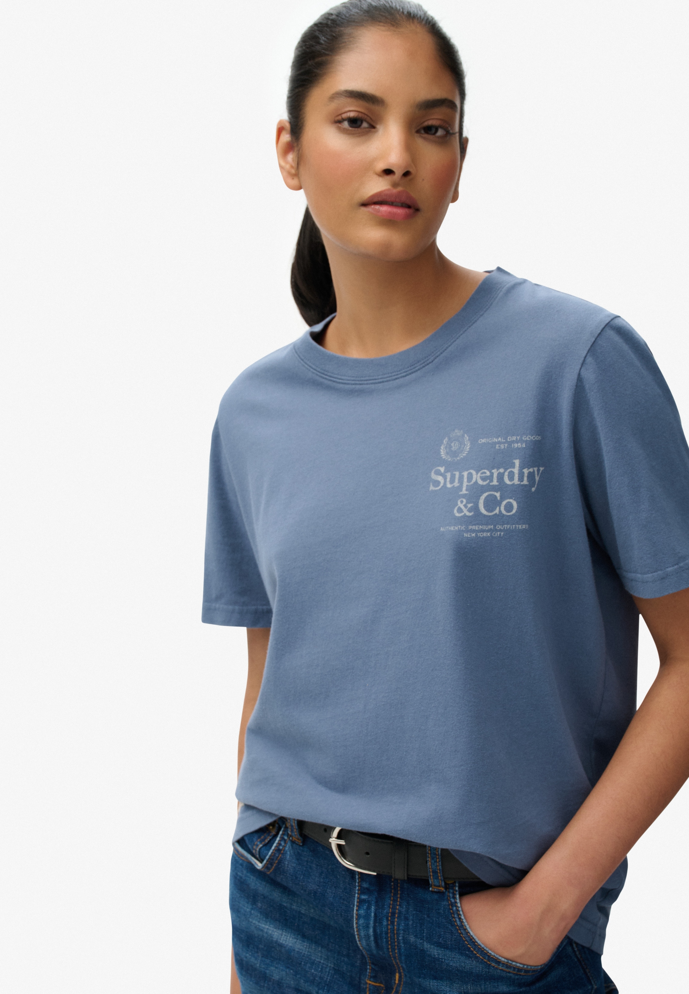 Superdry Print-Shirt »LUXE CASUAL RLXD TEE«