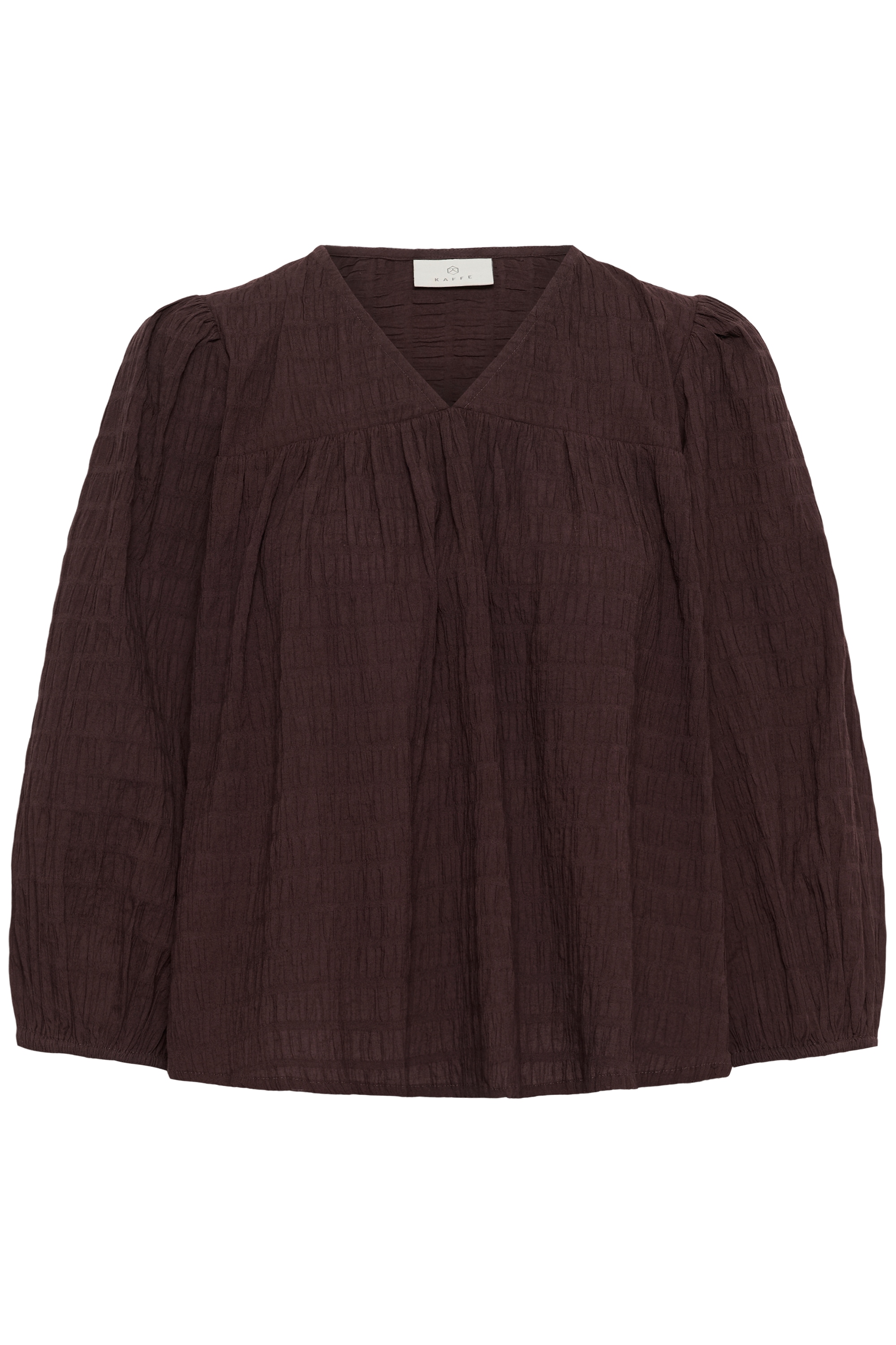 KAFFE Langarmbluse "Damen Bluse langarm KAmissie"