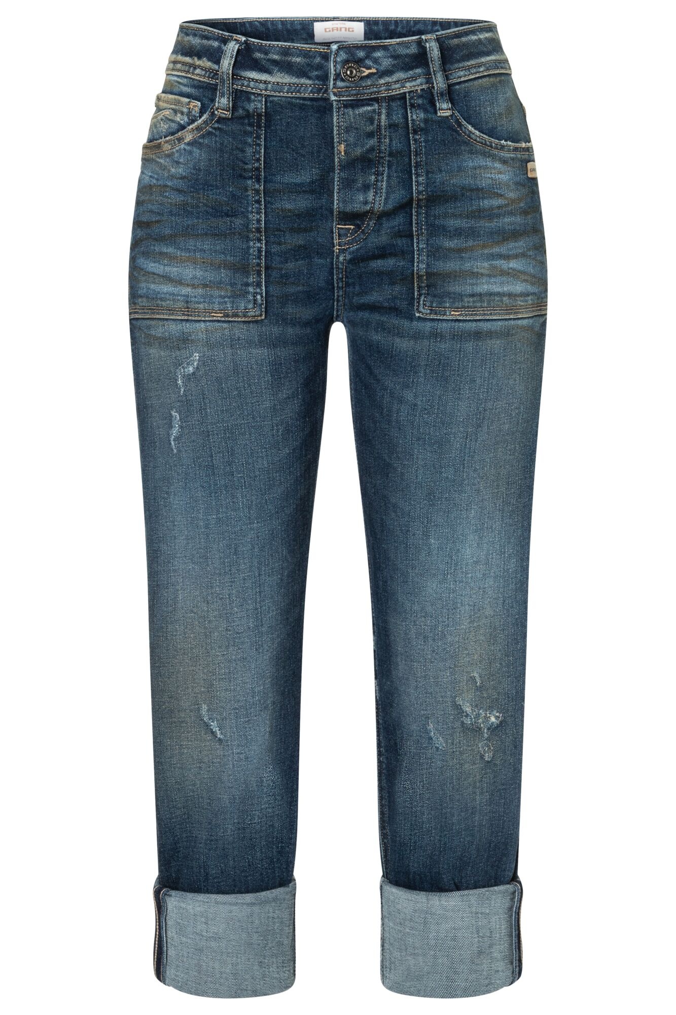 GANG Boyfriend-Jeans »94NICA WORKER« im androgynen Look