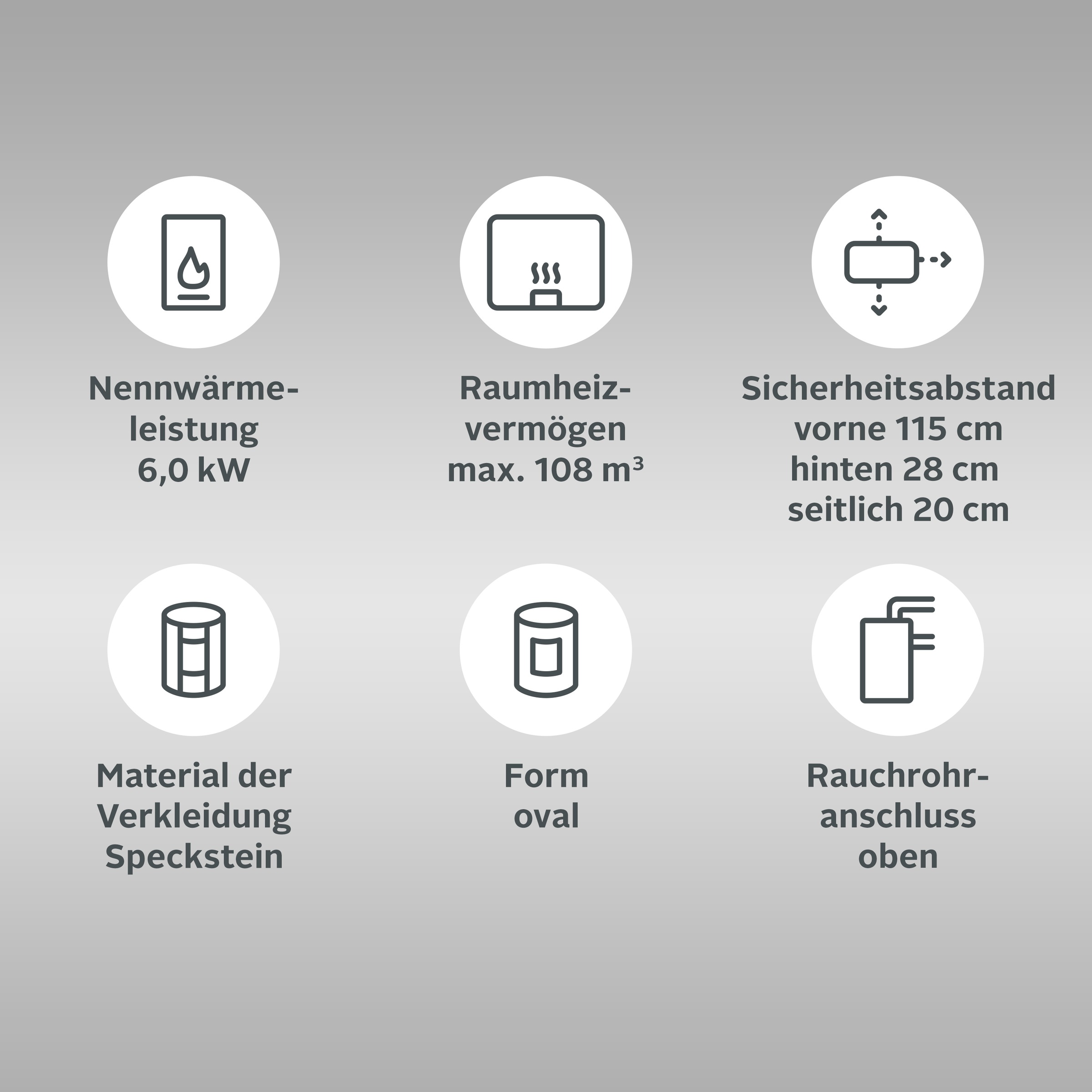 Thumbnail - Fireplace Kaminofen "Heathus Dauerbrand Parma Speckstein Exklusiv" Aufstellort in deinem Zuhause