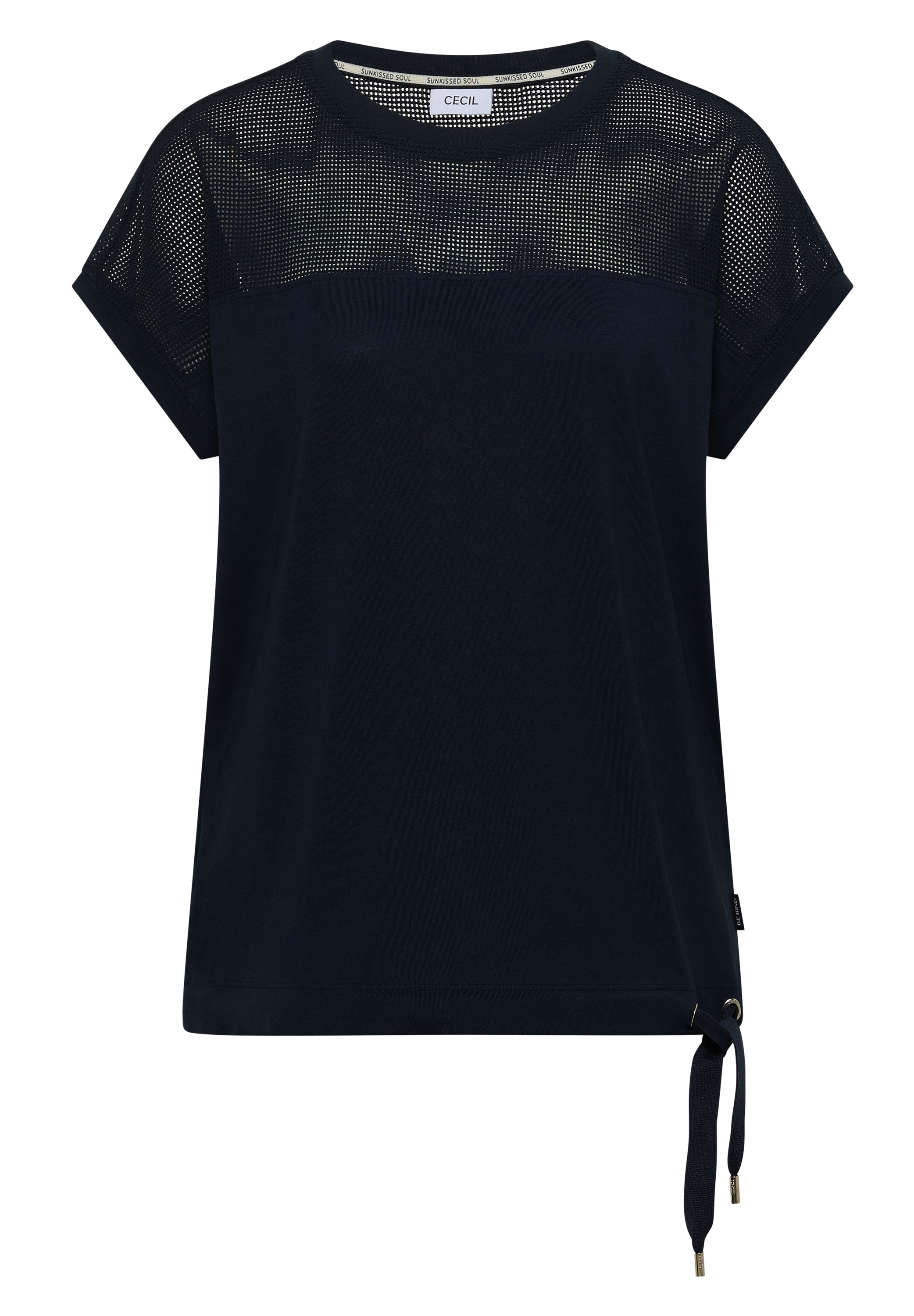 Cecil T-Shirt mit U-Boot-Ausschnitt