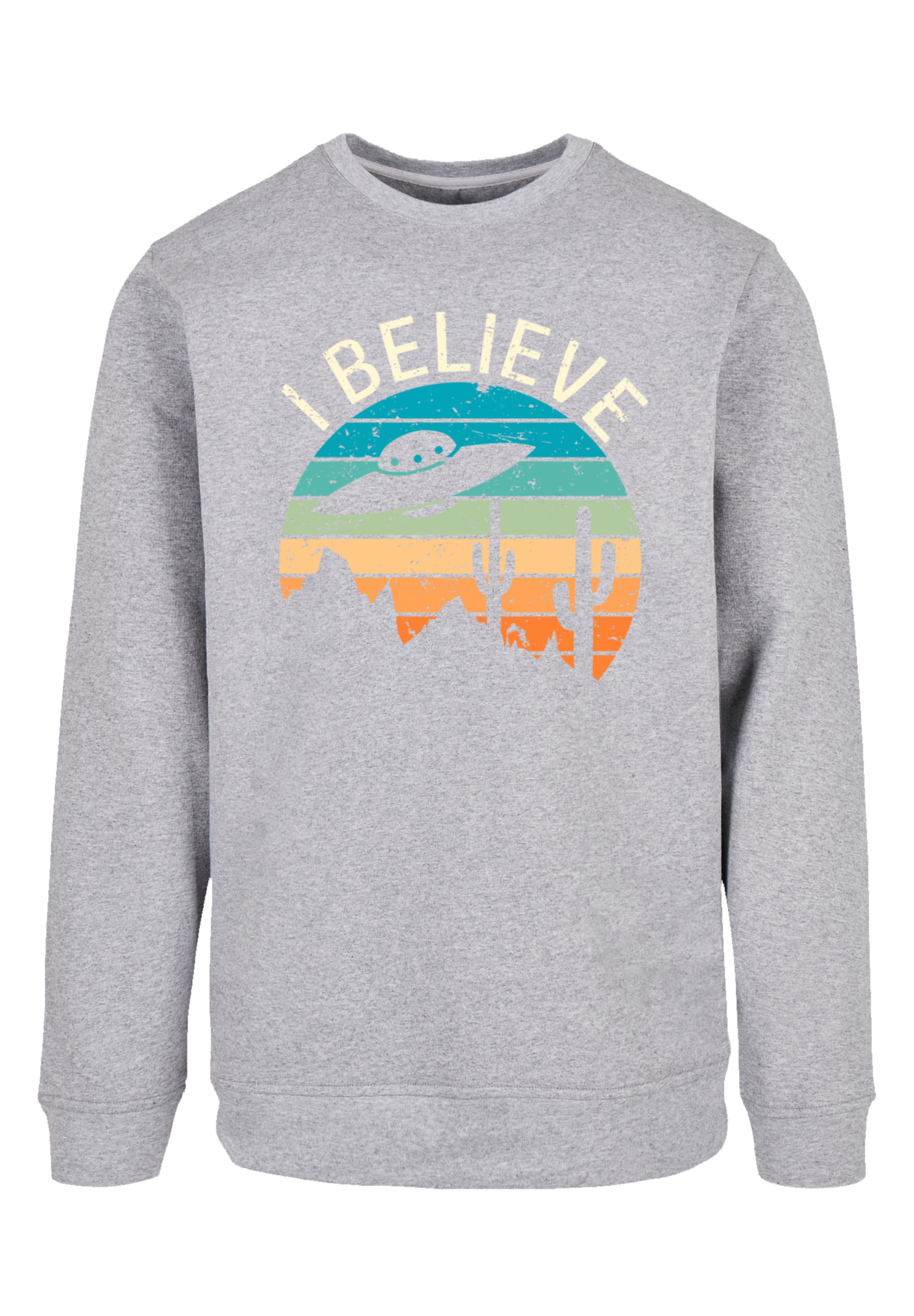 F4NT4STIC Sweatshirt "I Believe UFO Alien Sonnenuntergang", Premium Qualitä günstig online kaufen